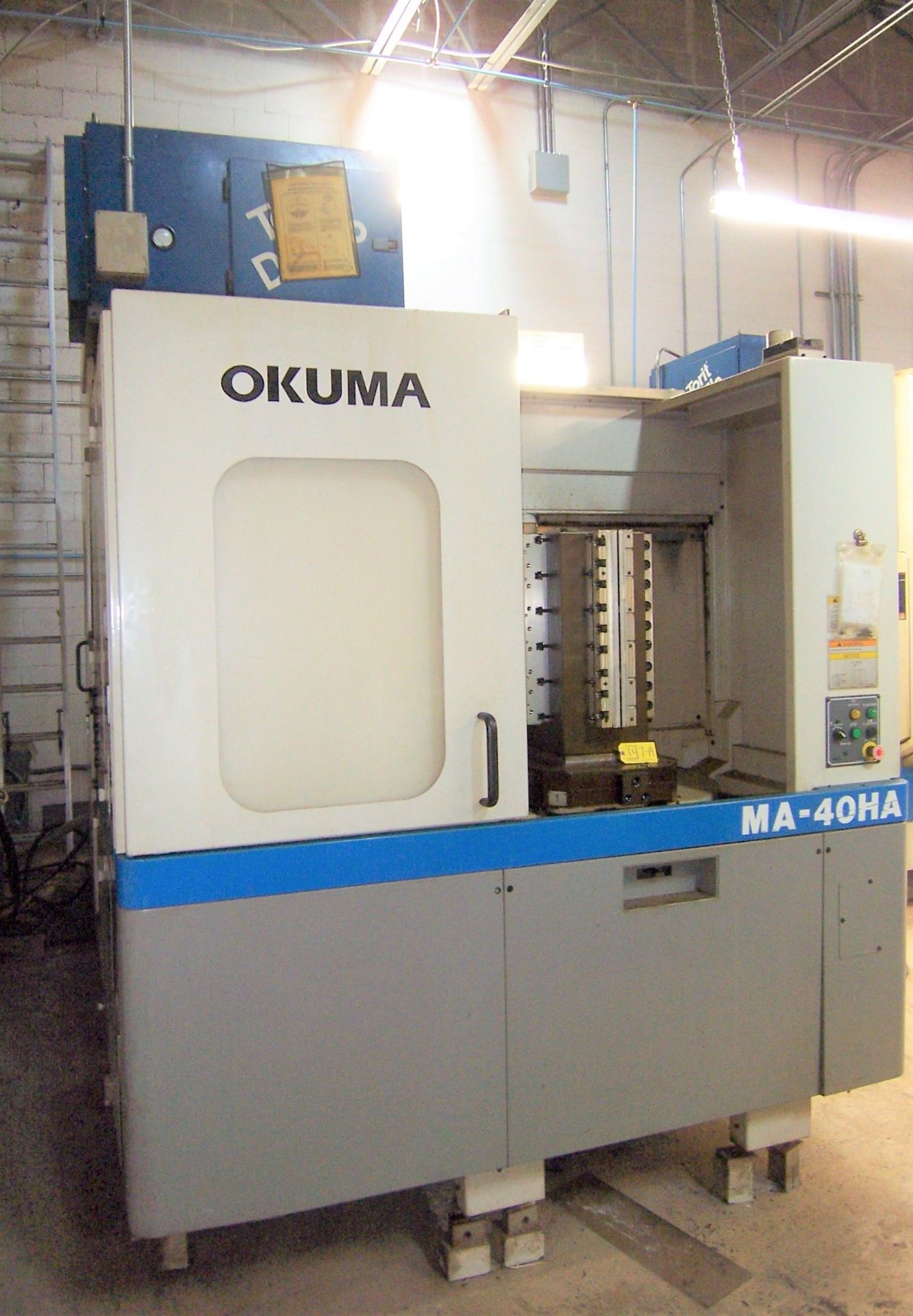 OKUMA MDL. MA-40HA HORIZONTAL DUAL PALLET CNC HORIZONTAL MACHINING CENTER WITH 15-3/4" X 15-3/4" - Image 2 of 7