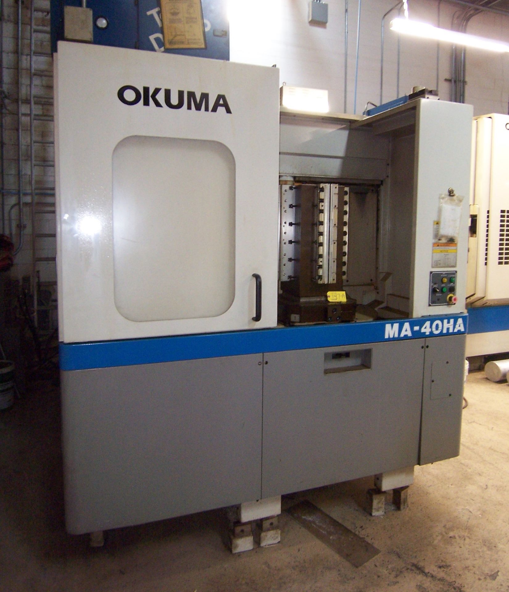 OKUMA MDL. MA-40HA HORIZONTAL DUAL PALLET CNC HORIZONTAL MACHINING CENTER WITH 15-3/4" X 15-3/4" - Image 3 of 7