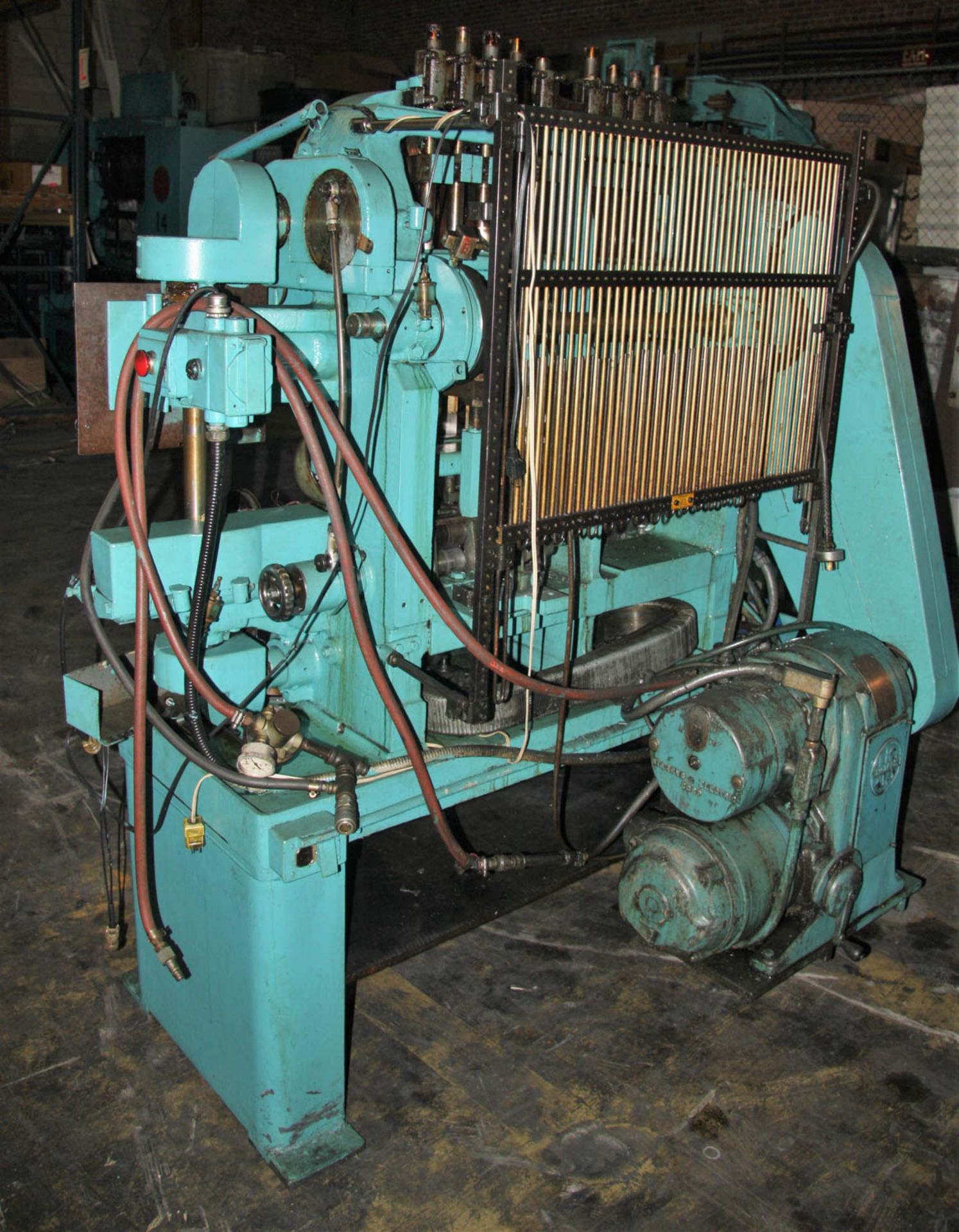 WATERBURY-FARREL MDL. 1010 EYELET MACHINE, ROLLER CAM, MECHANICAL CLUTCH, VARI-DRIVE, S/N: ST- - Image 3 of 6