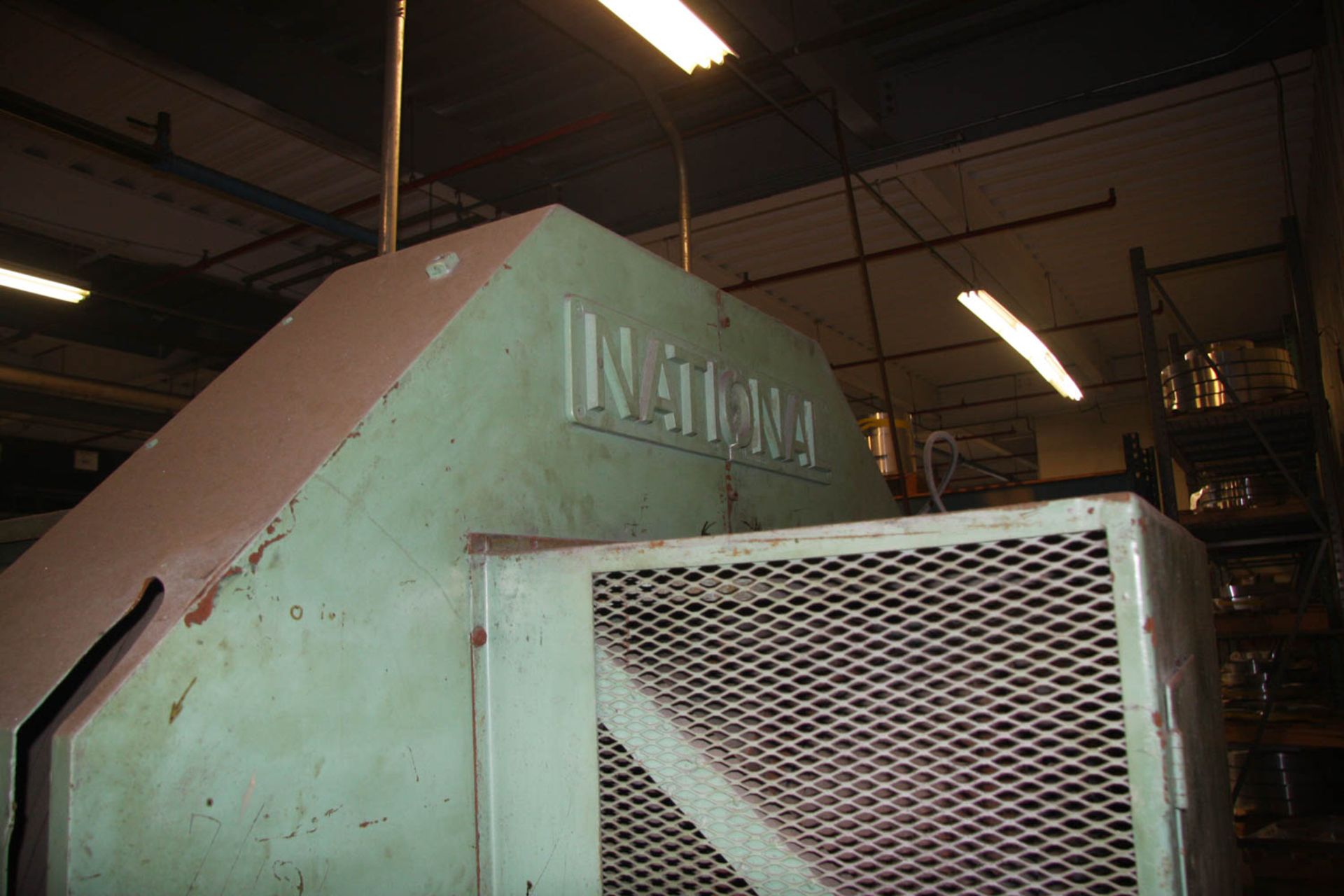 NATIONAL MDL. 400 TON MECHANICAL HORIZONTAL COLD EXTRUSION PRESS, VIBRATORY BOWL SLUG FEEDER, - Image 2 of 11