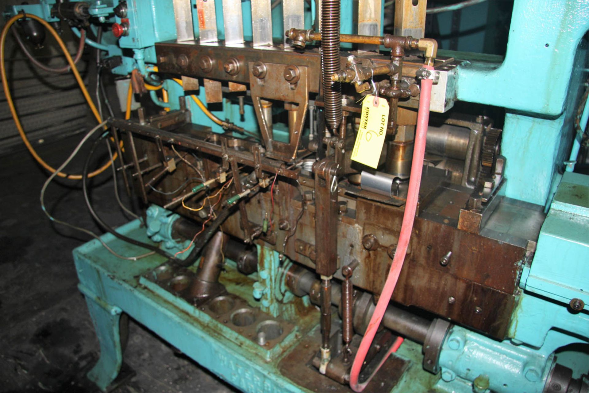 WATERBURY-FARREL MDL. 158 EYELET MACHINE, ROLLER CAM, MECHANICAL CLUTCH WITH AIR TRIP, 7-1/2HP MOTOR - Image 3 of 9