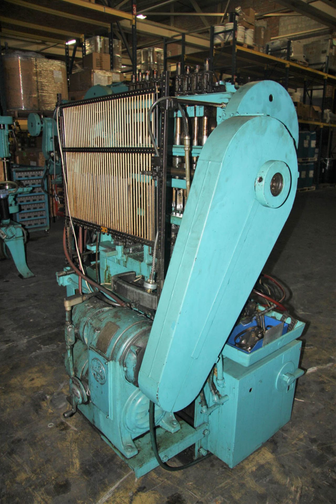 WATERBURY-FARREL MDL. 1010 EYELET MACHINE, ROLLER CAM, MECHANICAL CLUTCH, VARI-DRIVE, S/N: ST- - Image 5 of 6