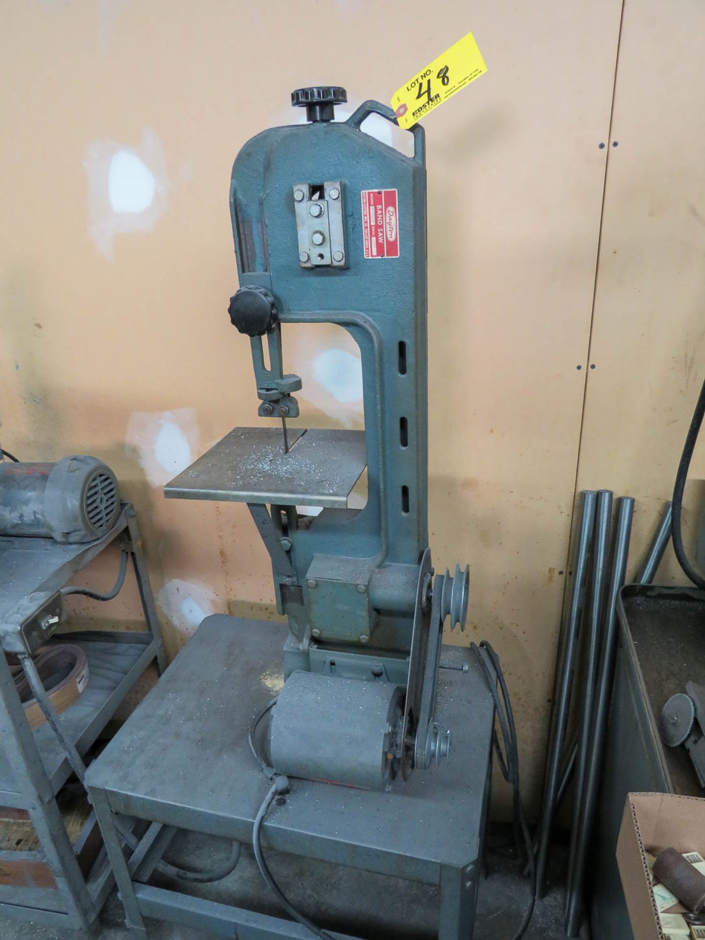 DAYTON MDL. 3Z565B HORIZONTAL / VERTICAL BANDSAW, 6" OPENING, TABLE, S/N: BH - Image 2 of 2