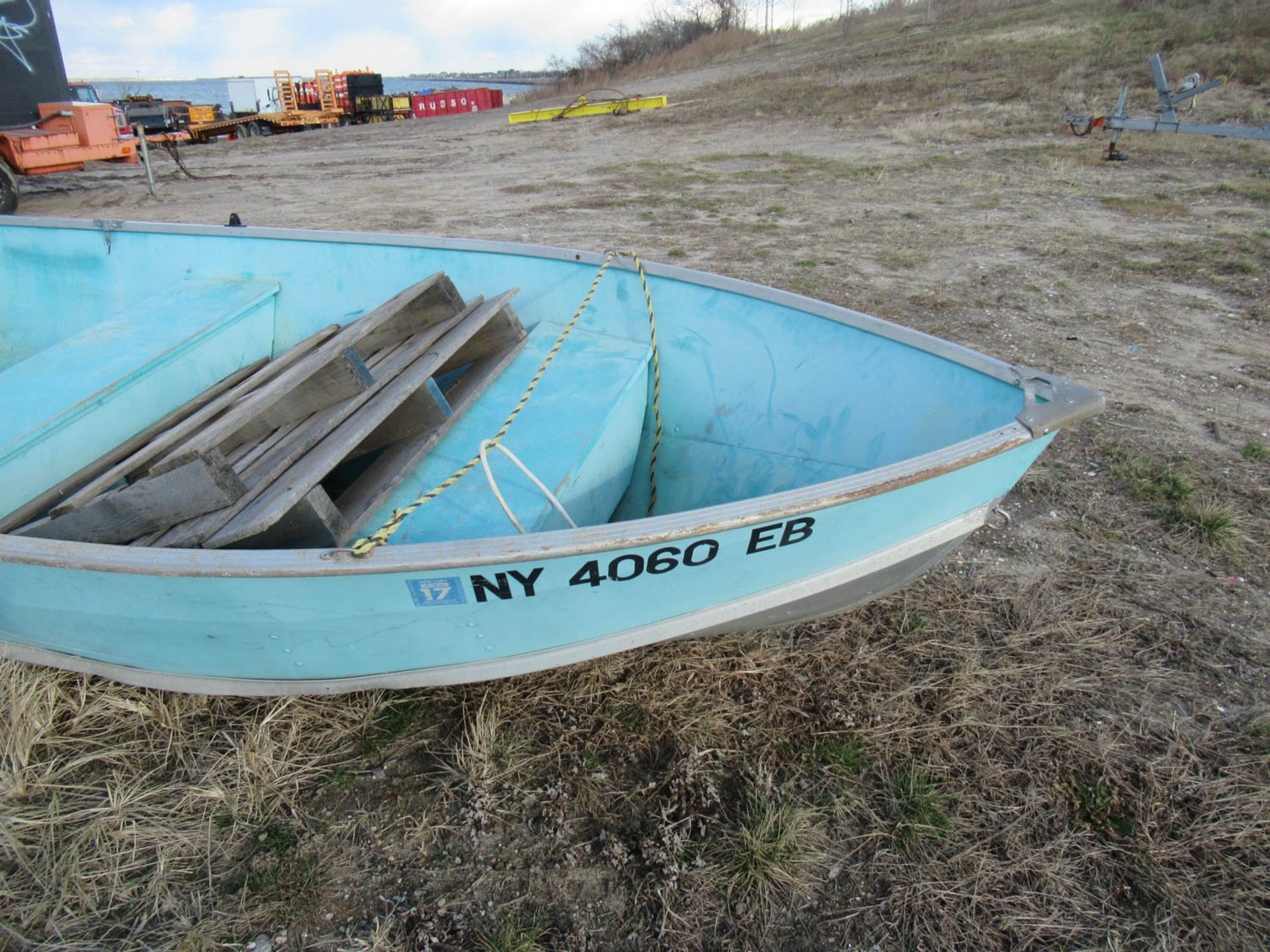 MARATHON "DURANAUTIC 13" BOAT (NO MOTOR), [2] OARS, 4-PERSON, 660#, WITH SEA LION MDL. S-14-800E - Image 5 of 7