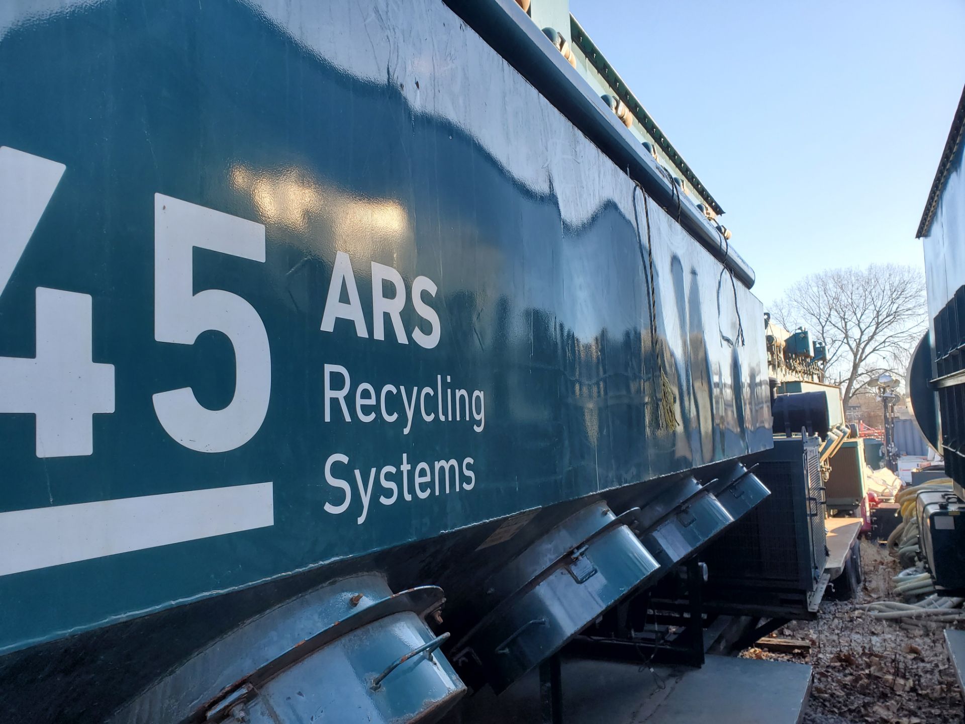 2001 ADVANCED RECYCLING SYSTEMS MDL. DC-40 DUST COLLECTION SYSTEM, ON TRAILER DECK, S/N: - Image 10 of 19