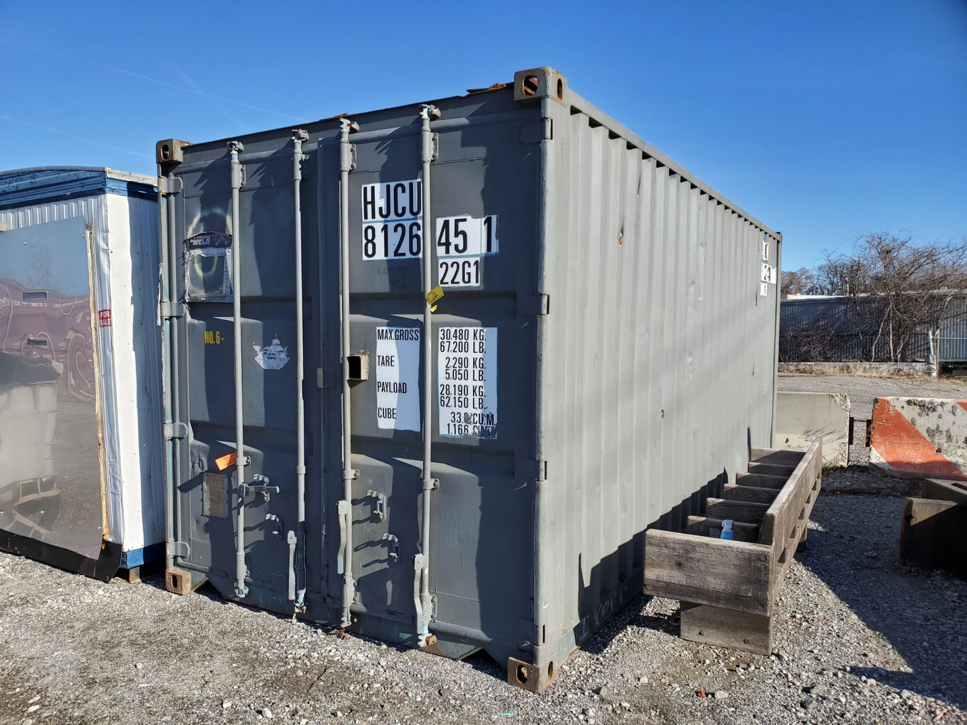 20' SHIPPING CONTAINER (#6) [LOCATED @ 6 CANAL ROAD, PELHAM, NY (BRONX)]