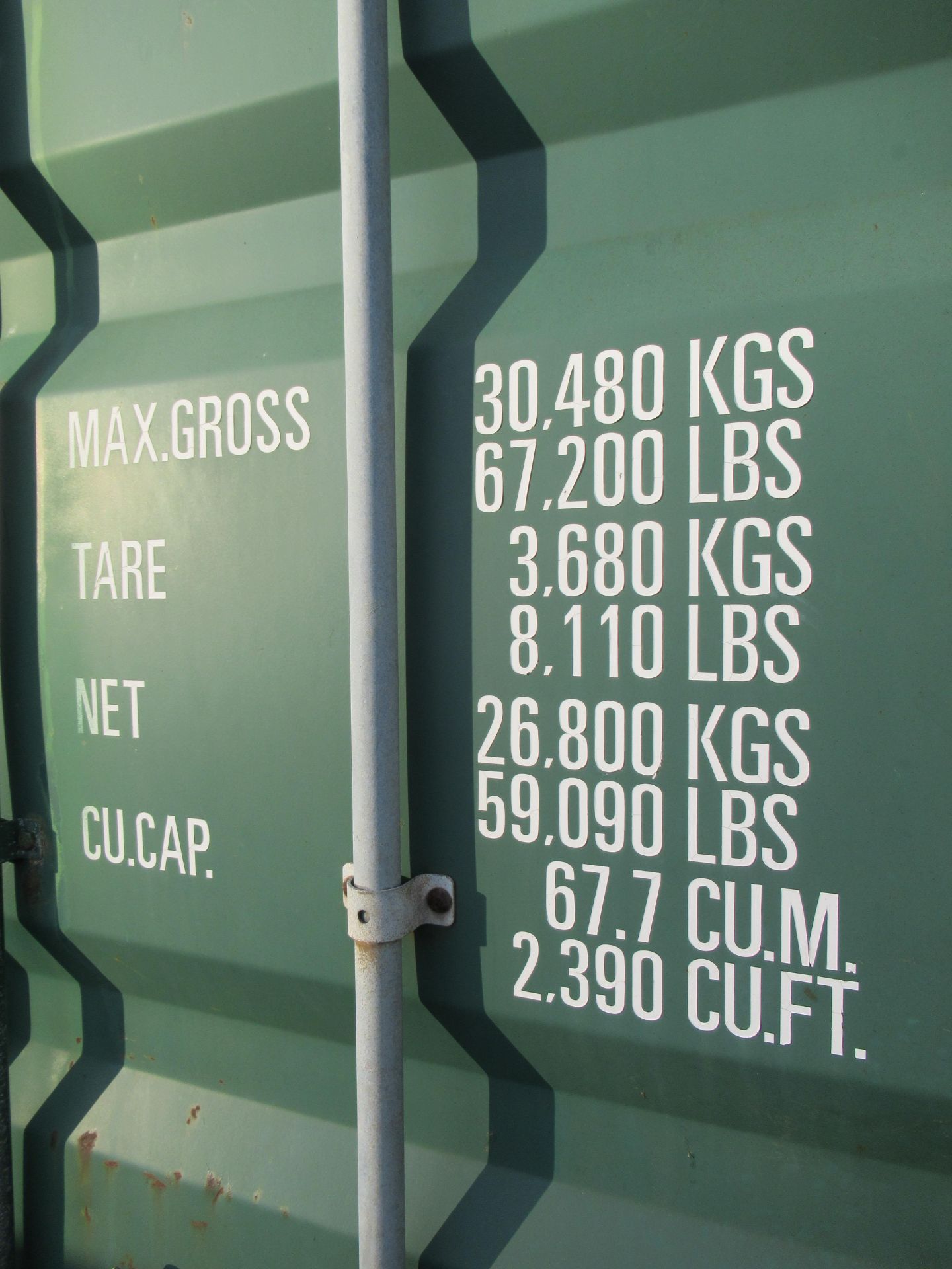 40' SHUNDE SHUN CONTAINER, TYPE SC40-CAP-01, S/N: S194117 (2003) [LOCATED @ MARINE PARKWAY - Image 4 of 4