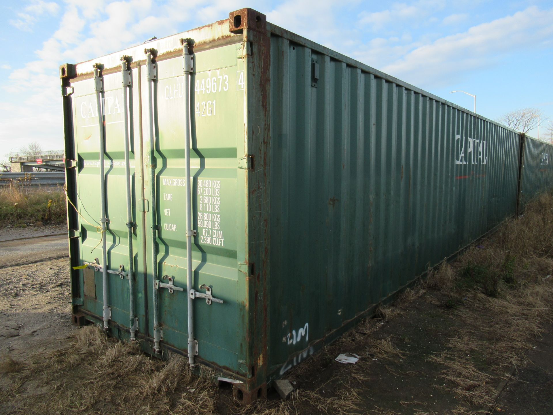 40' SHUNDE SHUN CONTAINER, TYPE SC40-CAP-01, S/N: S194117 (2003) [LOCATED @ MARINE PARKWAY