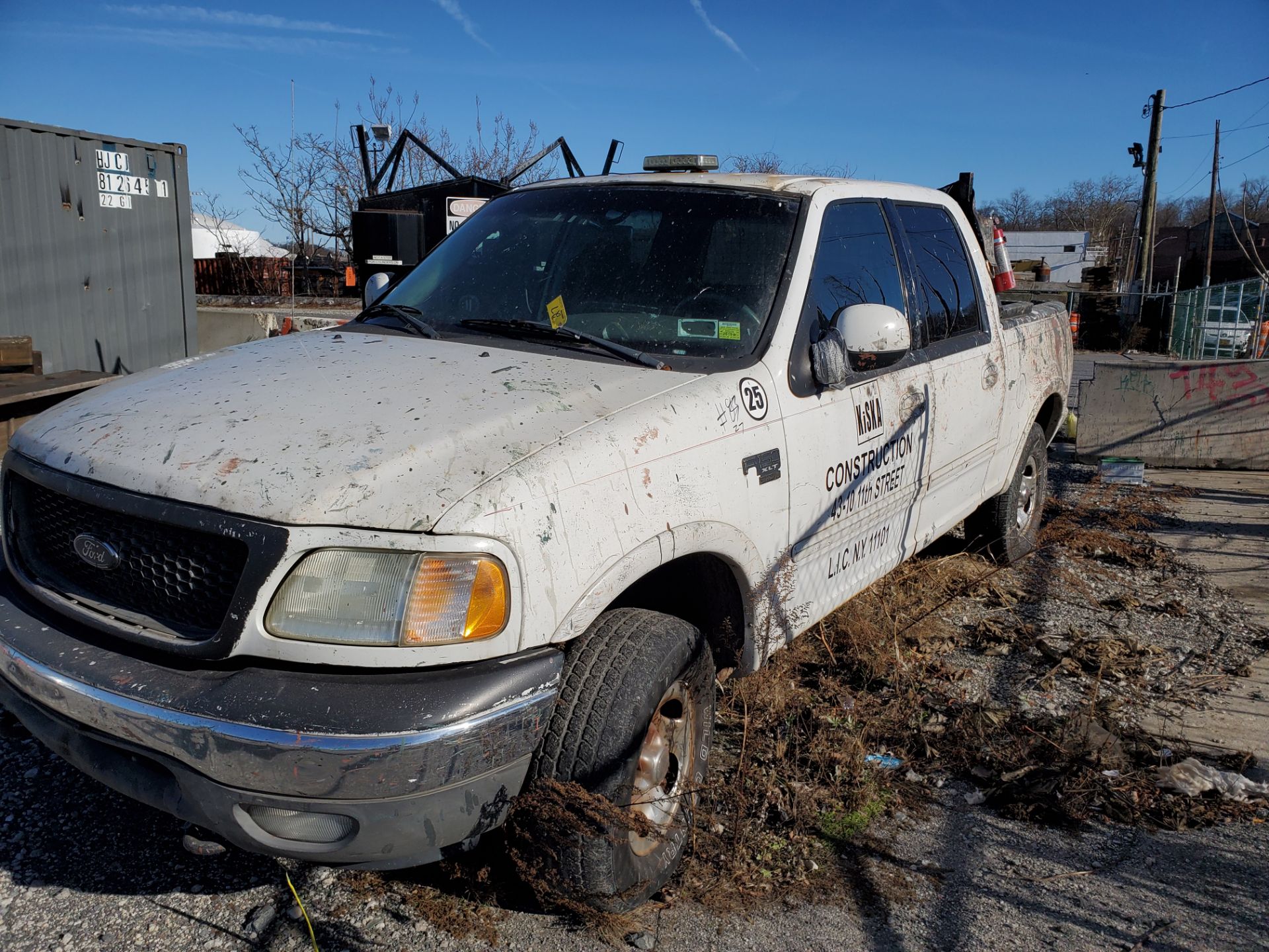 2003 FORD F-150 XLT PICKUP TRUCK, CREW CAB, TRITON V8, AUTOMATIC, APPROXIMATELY 214,220 MILES,