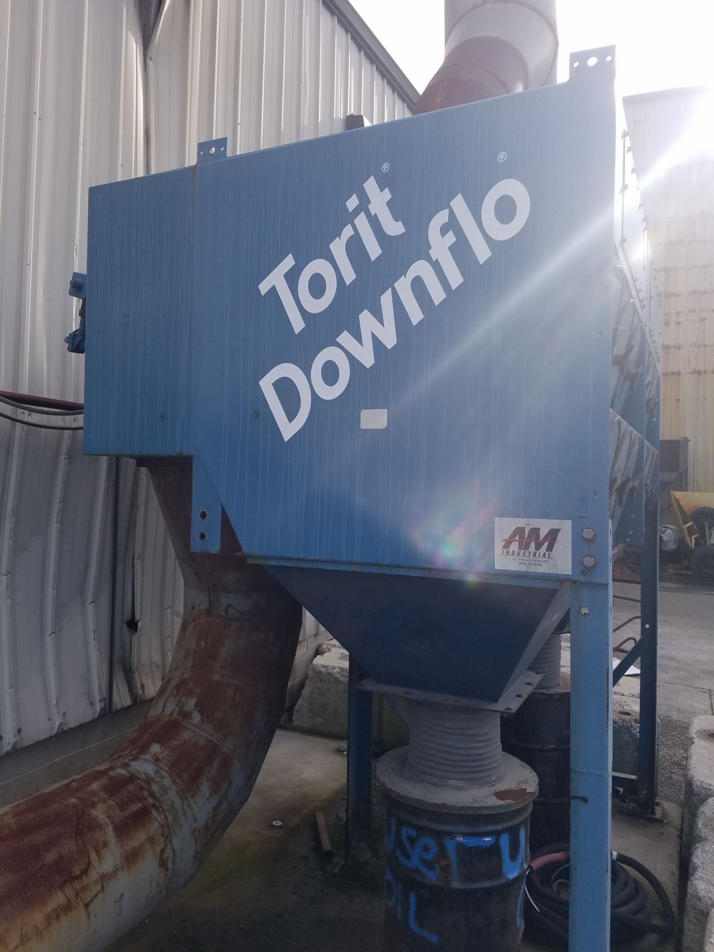 TORIT DONALDSON "DOWNFLO" MDL. 2DF24 DUST COLLECTOR, 50HP (OUTSIDE UNIT) (MILLVILLE, NJ) - Image 5 of 9