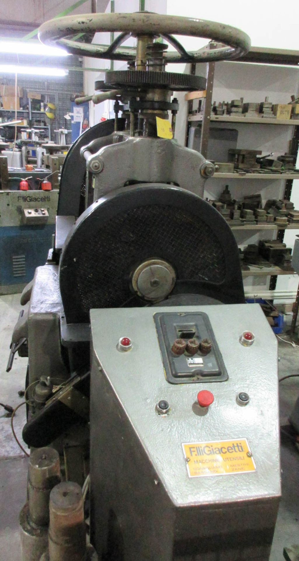 F. LLIGIACETTI MDL. LAMI 380 DOUBLE ROLLING MILL; TWIN SCREW; HAND-OPERATED; 380V; 50HZ; 3 PH, 29 CM - Image 3 of 4