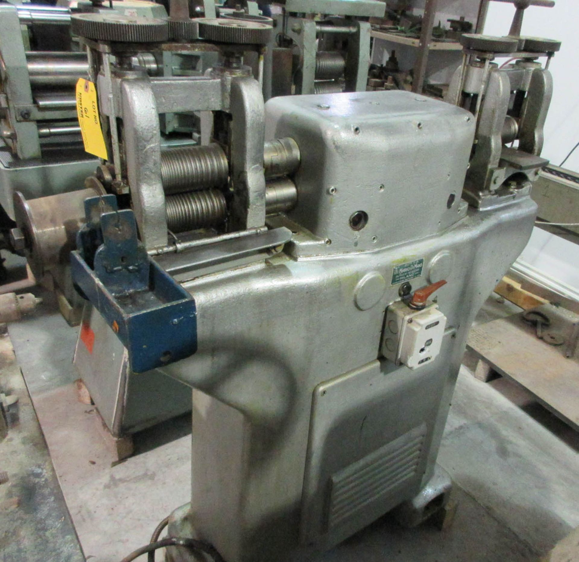 MARIO DI MAIO ROLLING MILL; 380V; 3 PH, 50HZ, (2) 12CM/EA ROLLS [A#30][LOCATED IN Kiryat Malachi] - Image 2 of 2