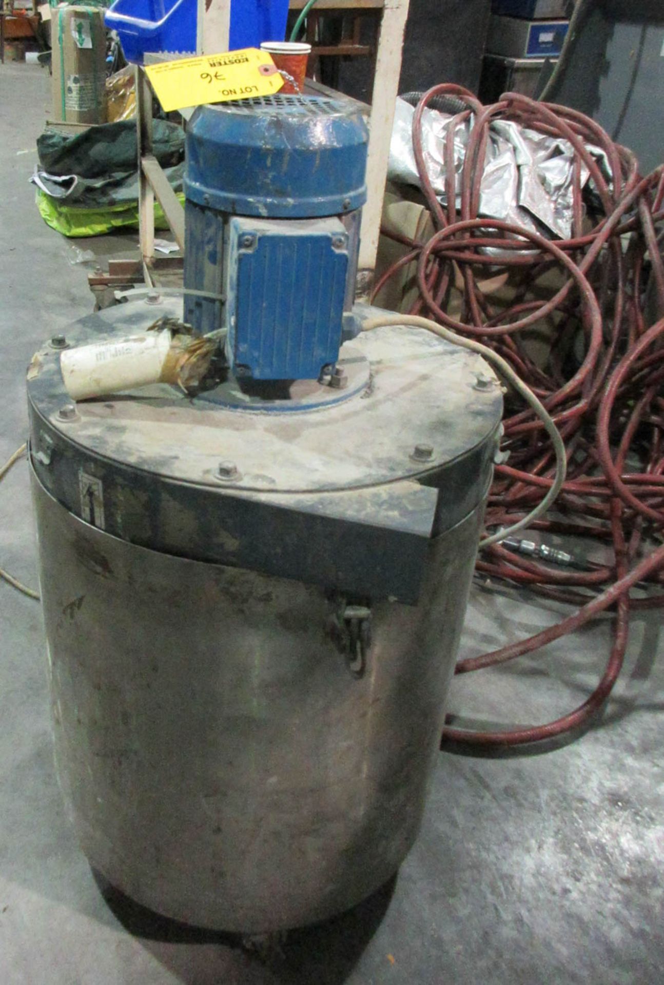 ITALIMPIANTI ORAFI AREZZO DUST COLLECTOR; CYCLONE; 1 HORSEPOWER; 5 GALLONS [A#236][LOCATED IN Kiryat - Image 2 of 2