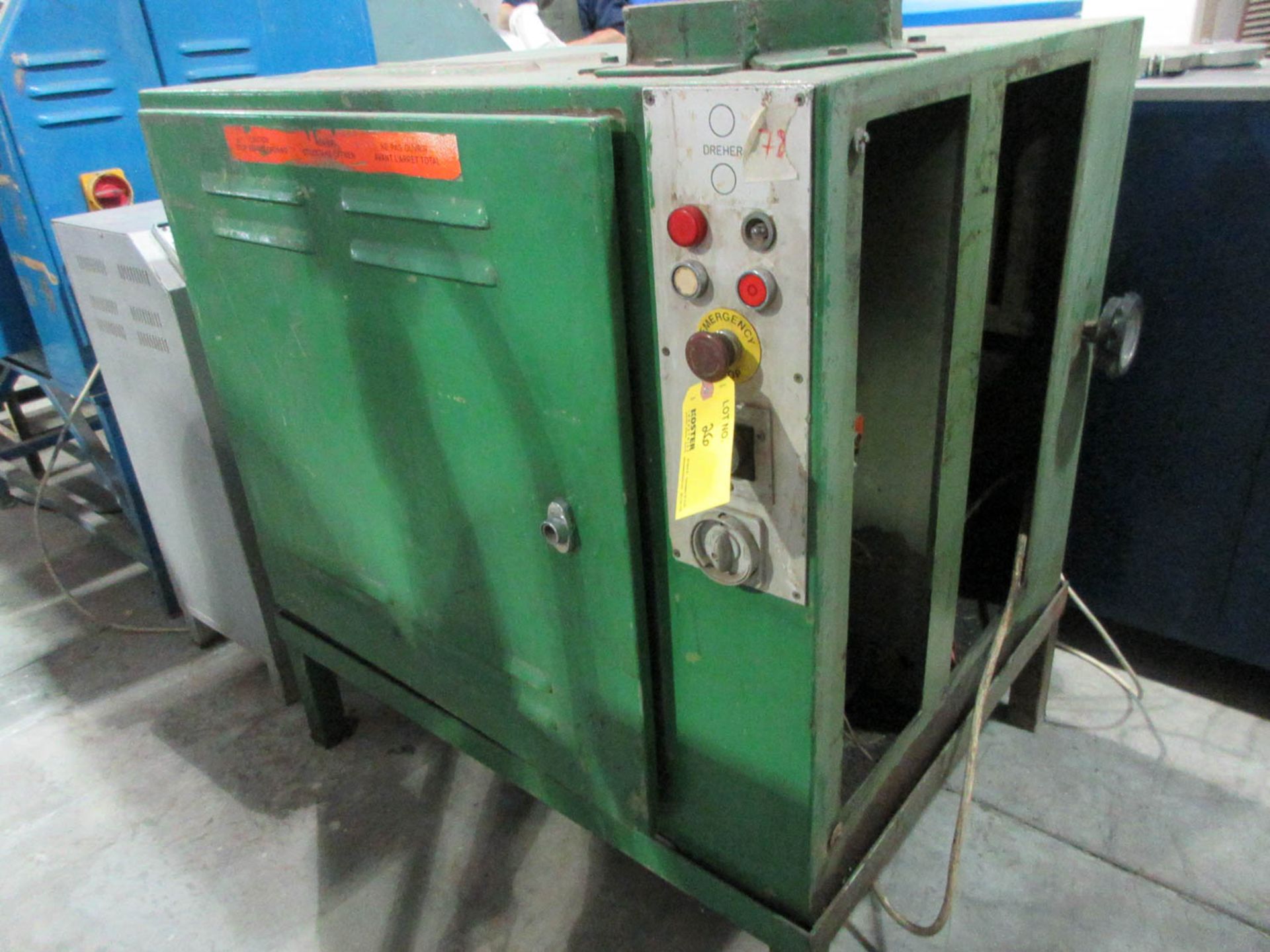 DREHER TUMBLING MACHINE; 4 TUBES; EACH TUBE 20cmX20cm [A#78][LOCATED IN Kiryat Malachi] - Image 2 of 2