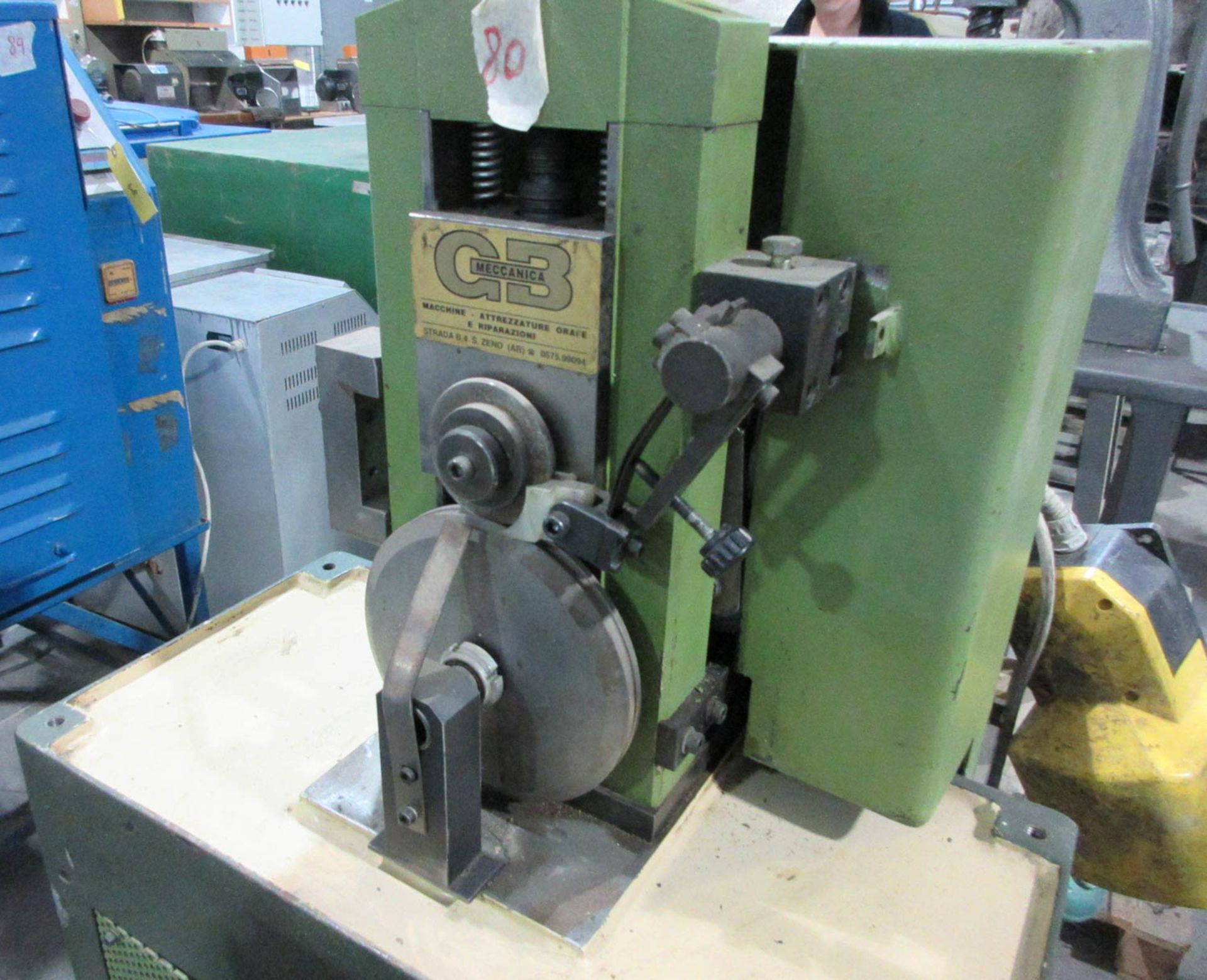 GB MECCANICA MDL. GALANDRA OVALE MACHINE FOR BRACELETS, OVAL AND ROUND; SCREWTYPE CIRCLE SHEARER - Image 2 of 3