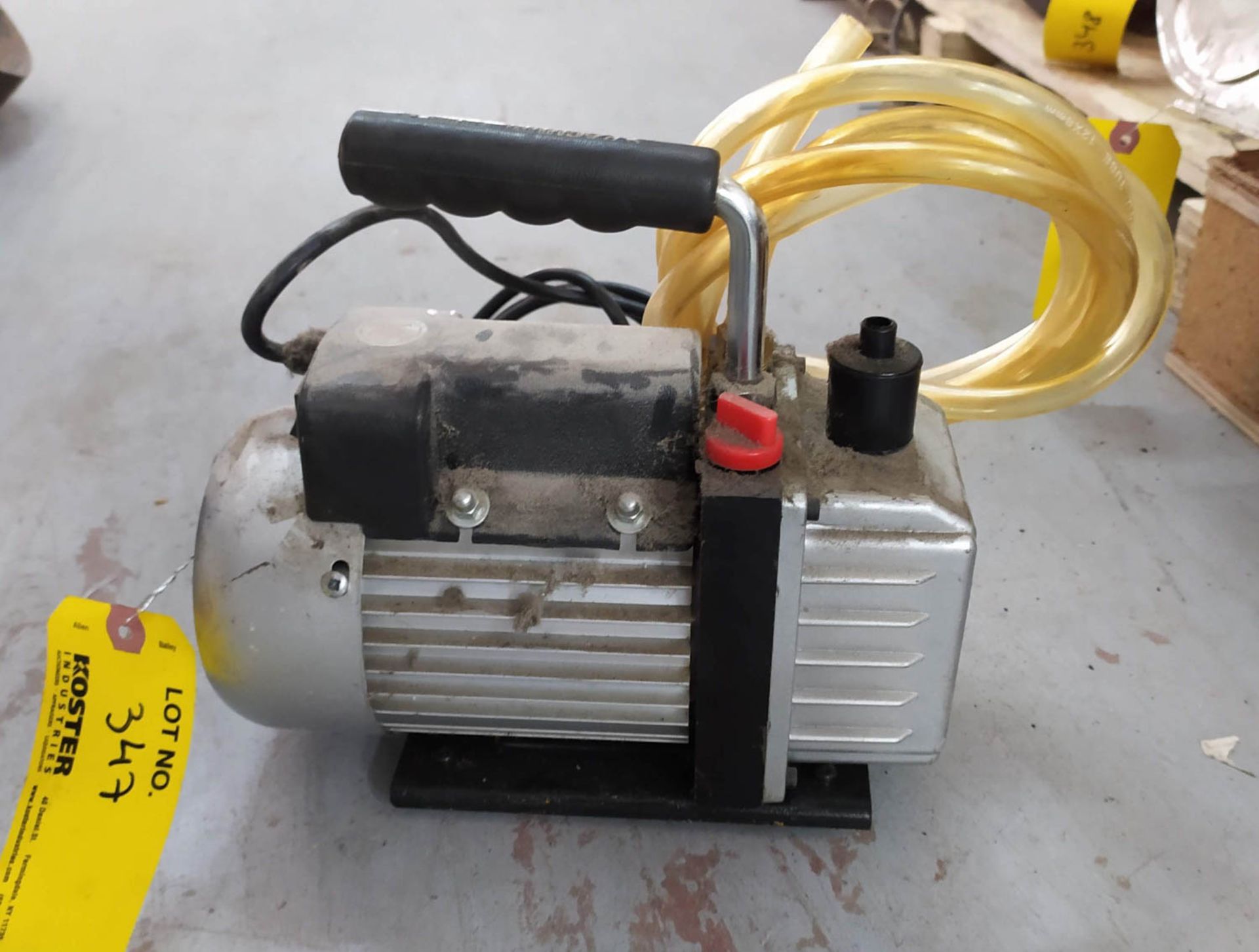 W MDL. 466 VACUUM PUMP; 240V; 50 HZ; 1/6 HP [A#356][LOCATED IN Holon]