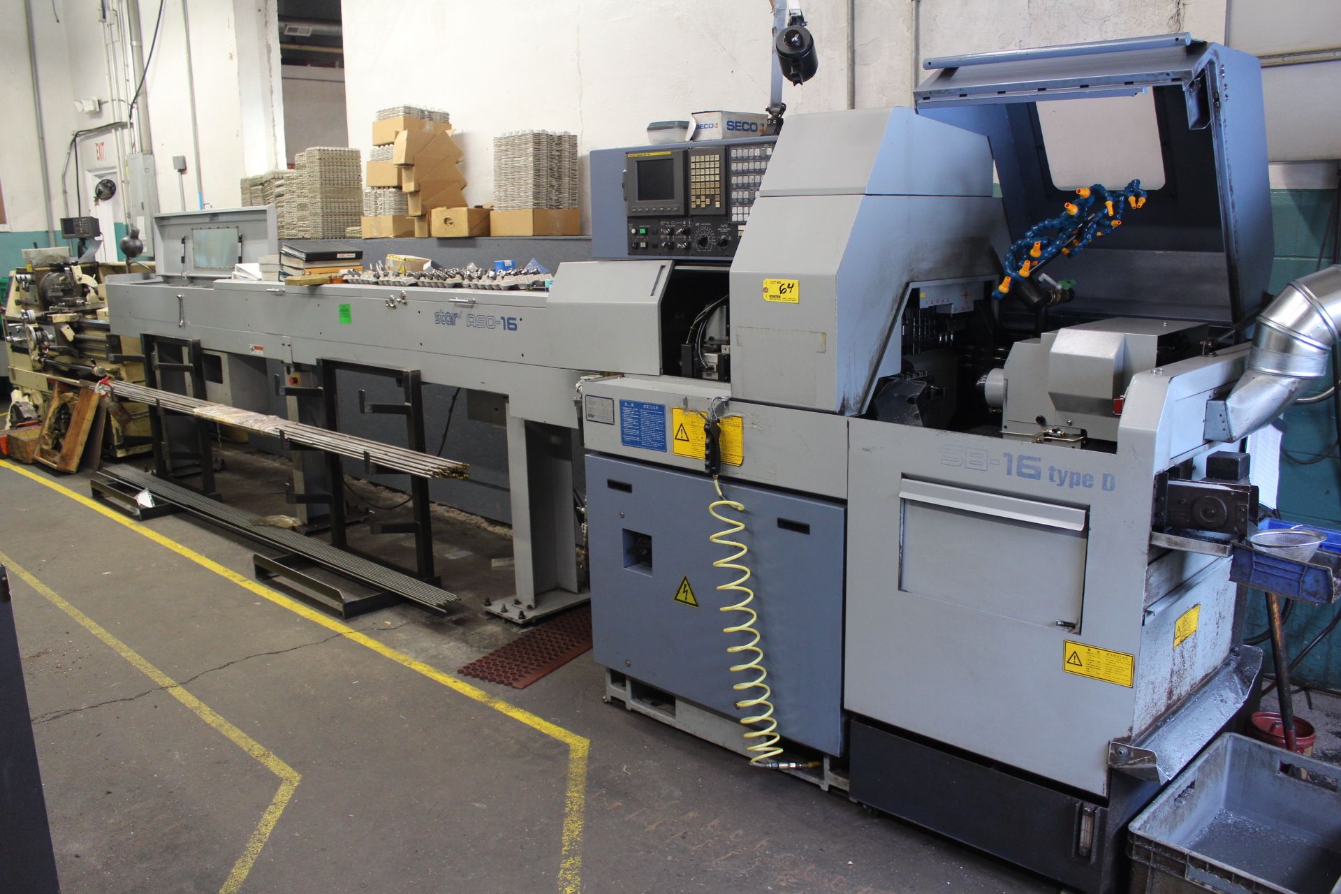 STAR MDL. SB-16 TYPE D MULTI-AXIS SWISS TYPE CNC TURNING CENTER, S/N: 1213, (2008), CAT. NO. 053,