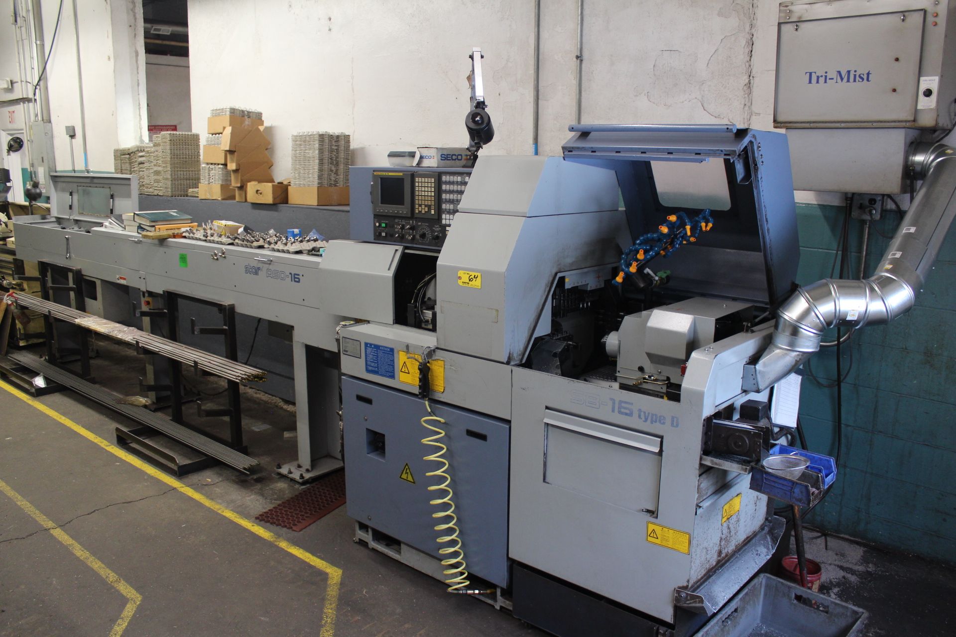 STAR MDL. SB-16 TYPE D MULTI-AXIS SWISS TYPE CNC TURNING CENTER, S/N: 1213, (2008), CAT. NO. 053, - Image 5 of 7