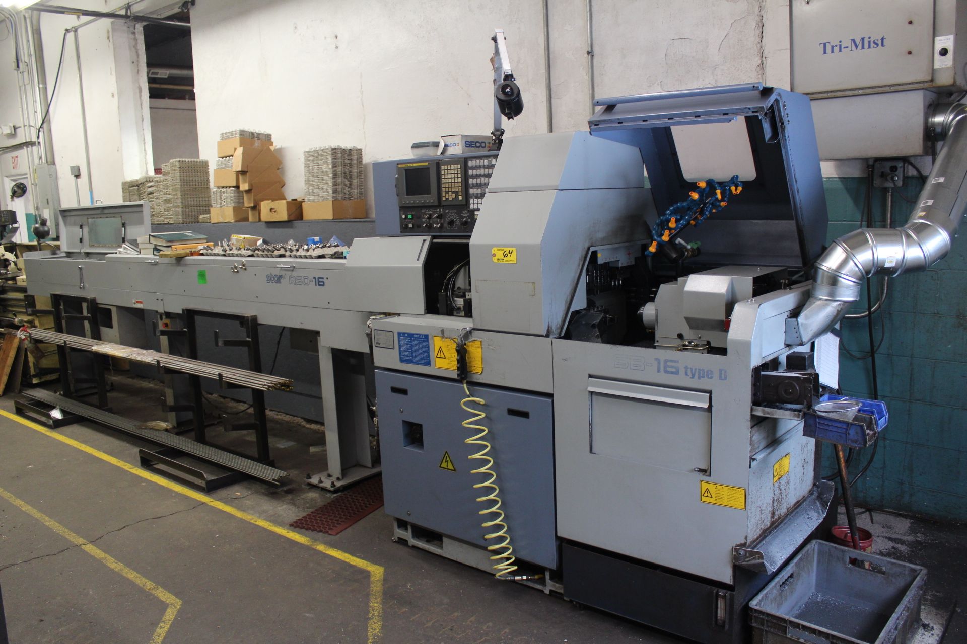 STAR MDL. SB-16 TYPE D MULTI-AXIS SWISS TYPE CNC TURNING CENTER, S/N: 1213, (2008), CAT. NO. 053, - Image 4 of 7