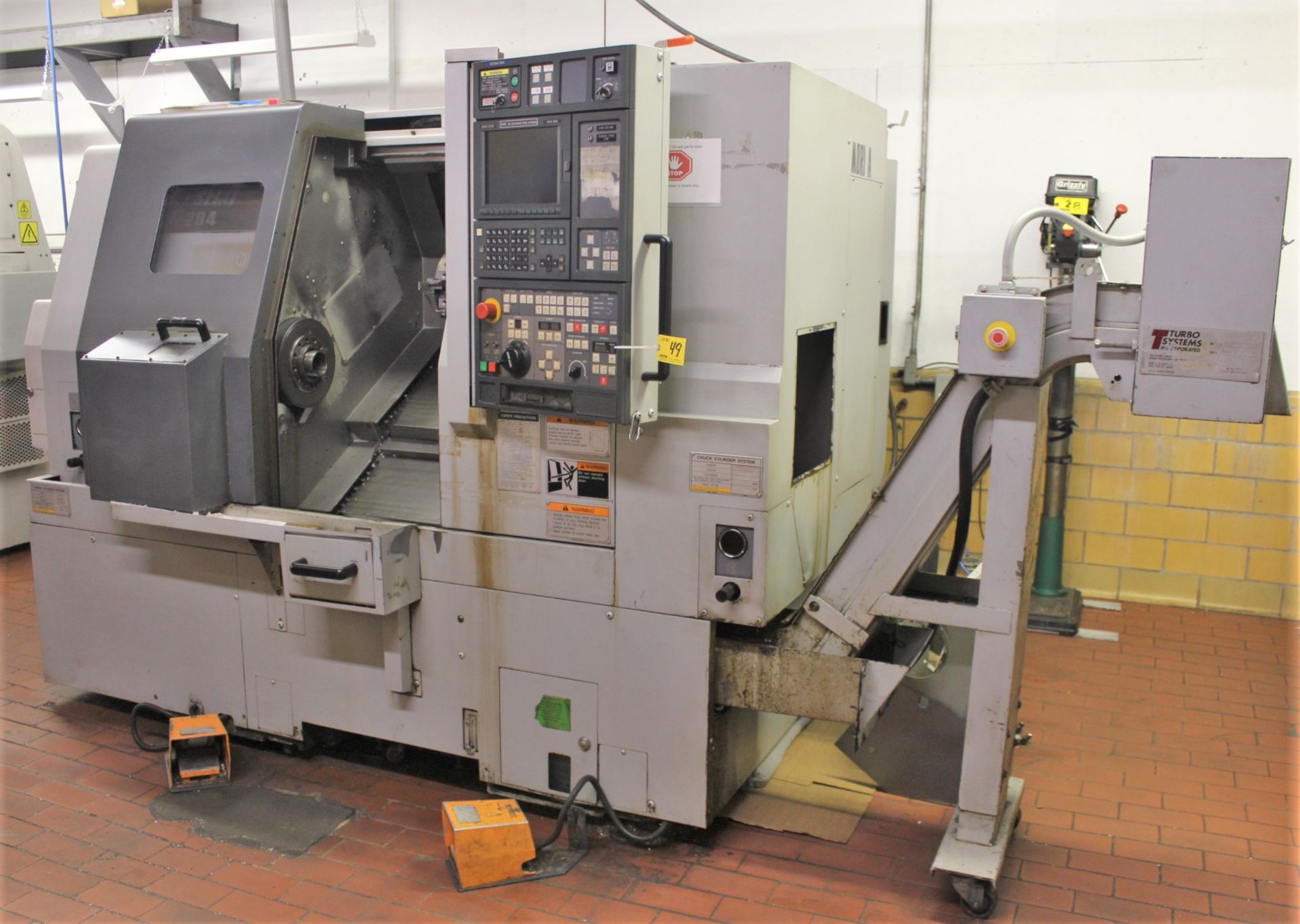 MORI SEIKI MDL. SL-204 SMC CNC TURNING CENTER, S/N: SL200AL1559, (2002), C-AXIS, SIZE 2-1/2", MORI