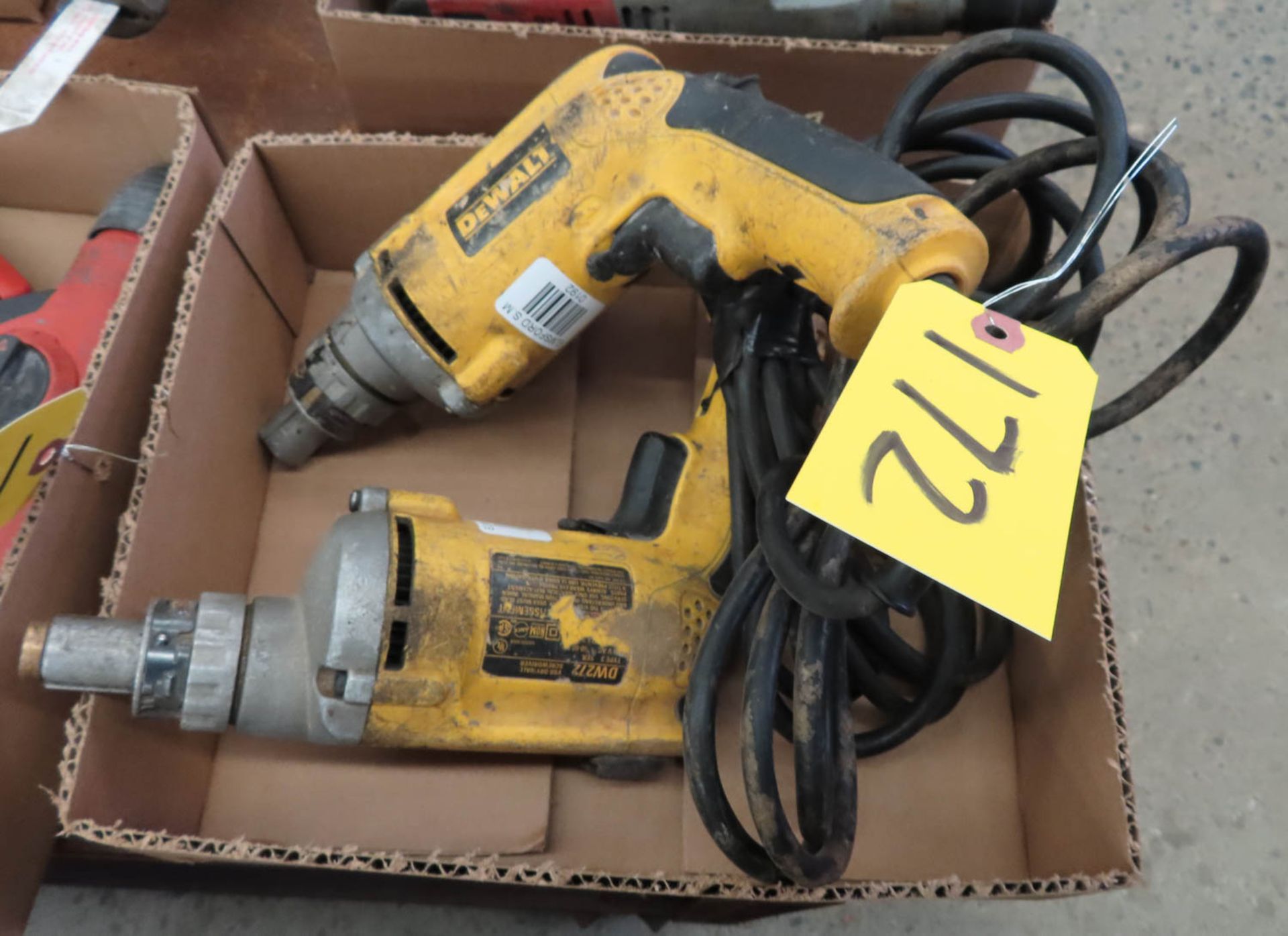 [2] DeWALT ELECTRIC SCREW DRIVERS