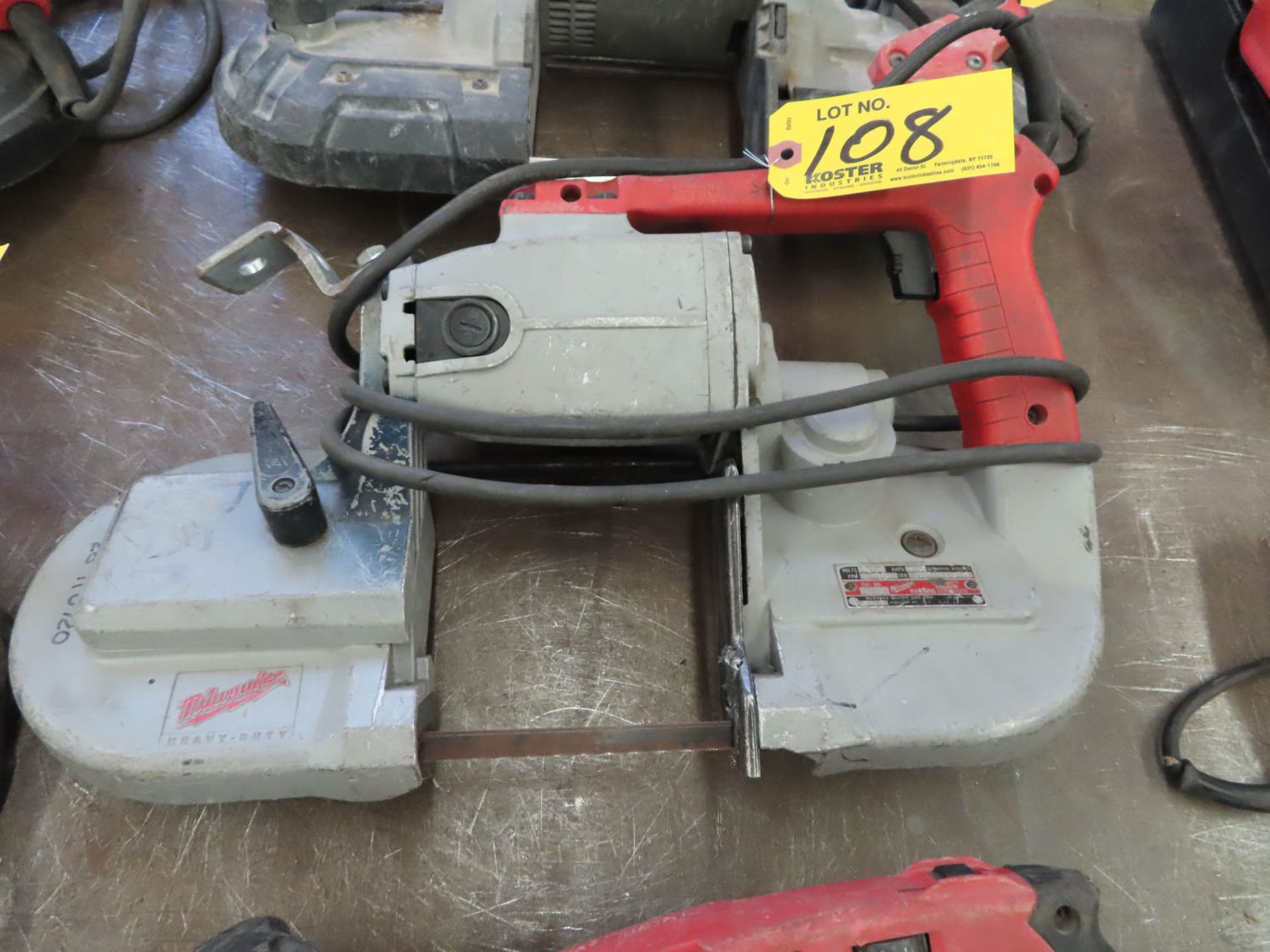 MILWAUKEE ELECTRIC PORTABLE BANDSAW