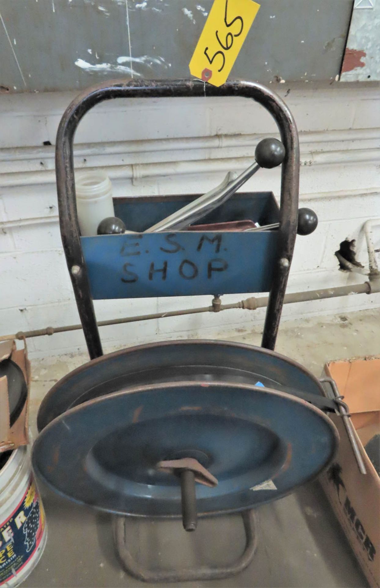 STRAPPING CART WITH TOOLS