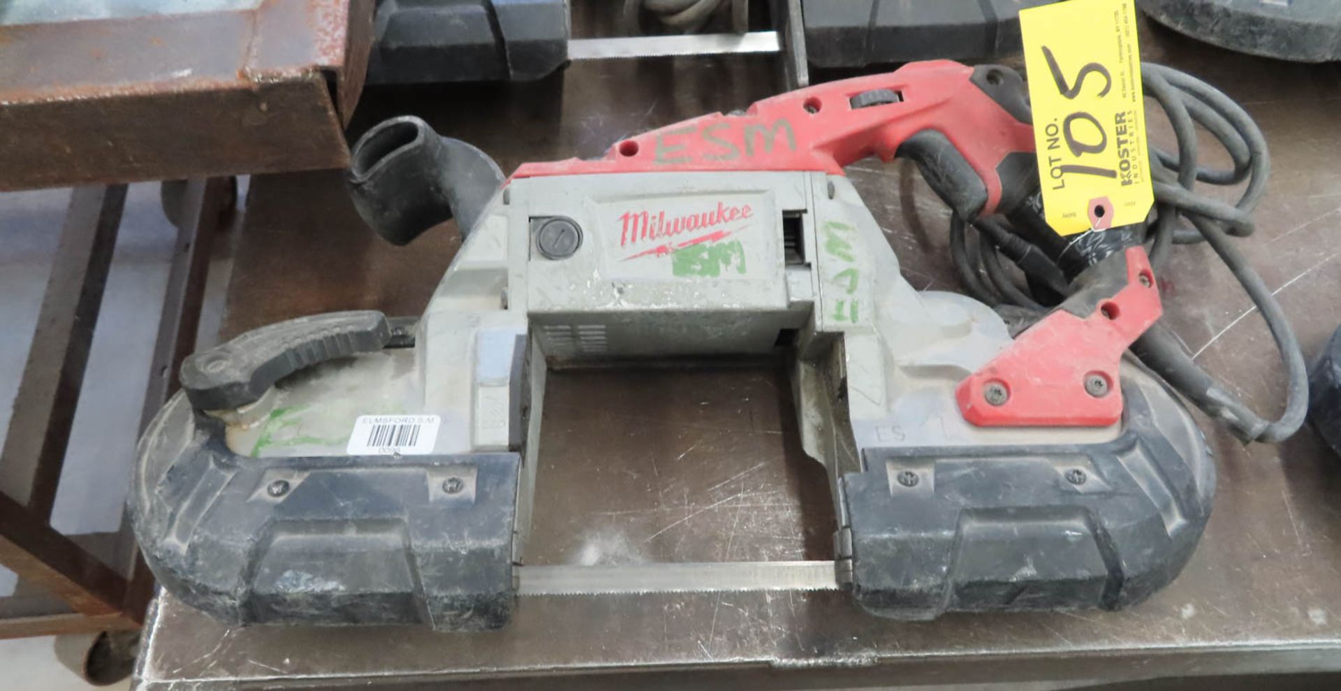 MILWAUKEE ELECTRIC PORTABLE BANDSAW