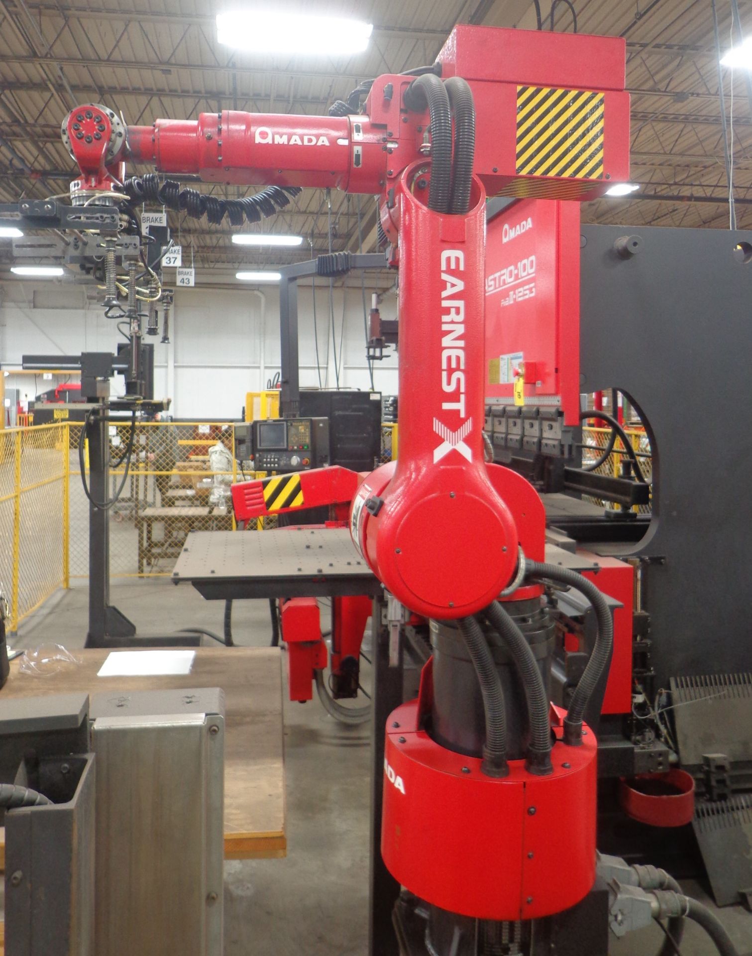 AMADA MODEL ASTRO100MH 118.1" PRESS BRAKE, S/N: 10302079 (1999). THERE IS A SECOND TAG WITH THE - Image 4 of 16