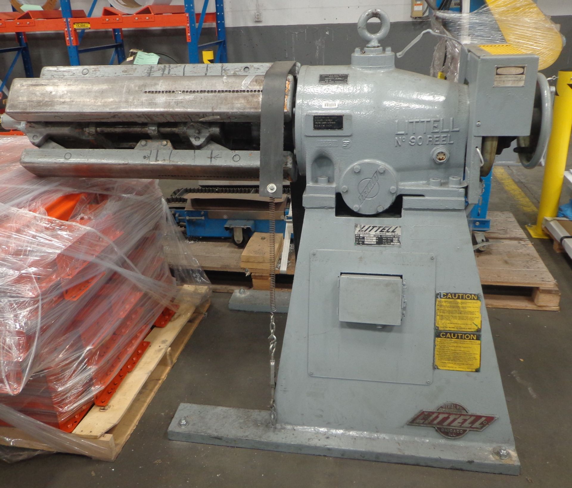 OAK LAM PRESS, 100-TON CAPACITY, SIZE: 62.5" X 22.5", 2.5" STROKE, 9" SHUT HEIGHT, 48" X 24" BETWEEN - Image 3 of 16