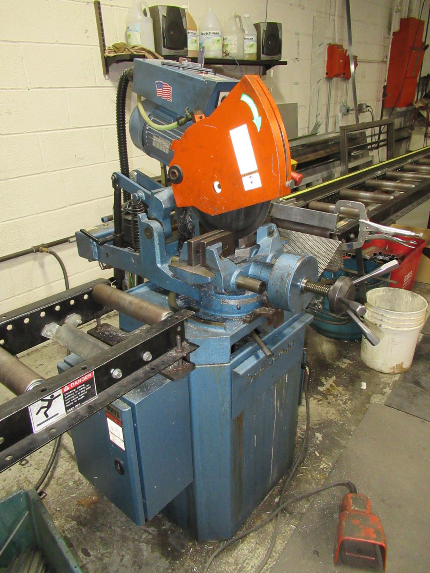 SCOTCHMAN MDL. CPO-350 "VS-350/PK/PD" MITRE COLD SAW, 4-1/2" CAPACITY, 5HP, 12" DIAMETER BLADE, - Image 2 of 6