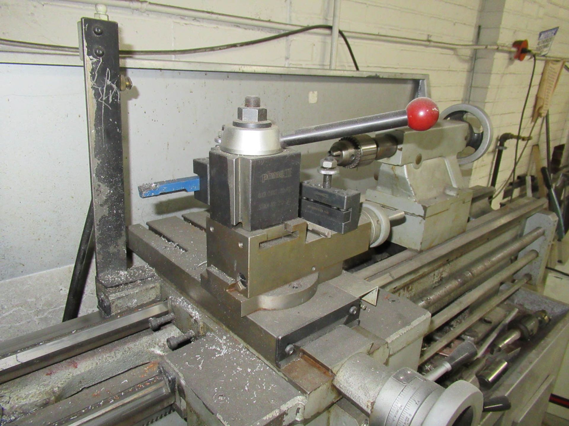 14" / 21" VECTRAX TYPE 82837915 GAP LATHE, 18-SPINDLE SPEEDS, 70-1500 RPM, 1-1/2" SPINDLE BORE, INCH - Image 3 of 9