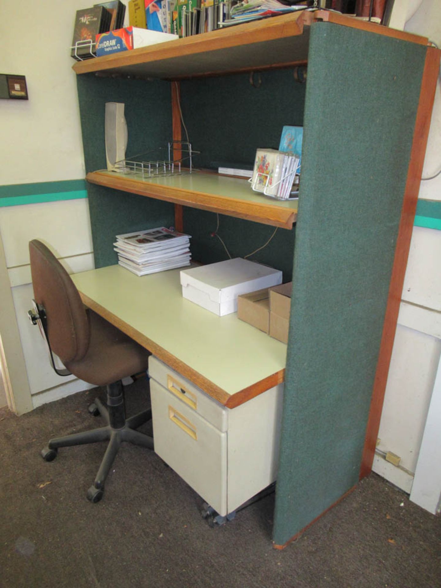 OFFICE CONSISTING OF STEELMASTER LATERAL FILE CABINET, (2) METAL DESKS, LATERAL FILE CABINETS, (3) - Image 5 of 5