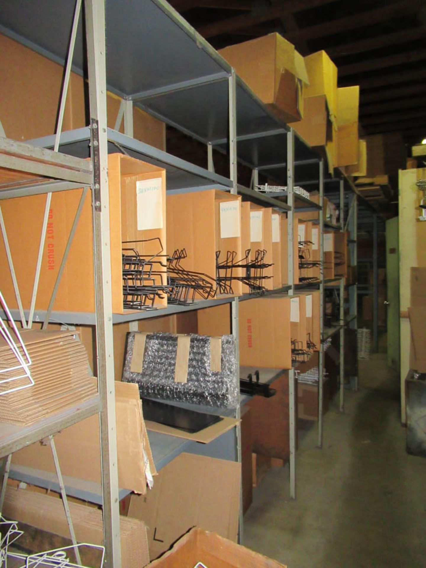 METAL SHELVING, ADJUSTABLE, 36" X 24" X 96" HIGH (APPROXIMATELY 6 SECTIONS) - NO CONTENTS - Image 2 of 2