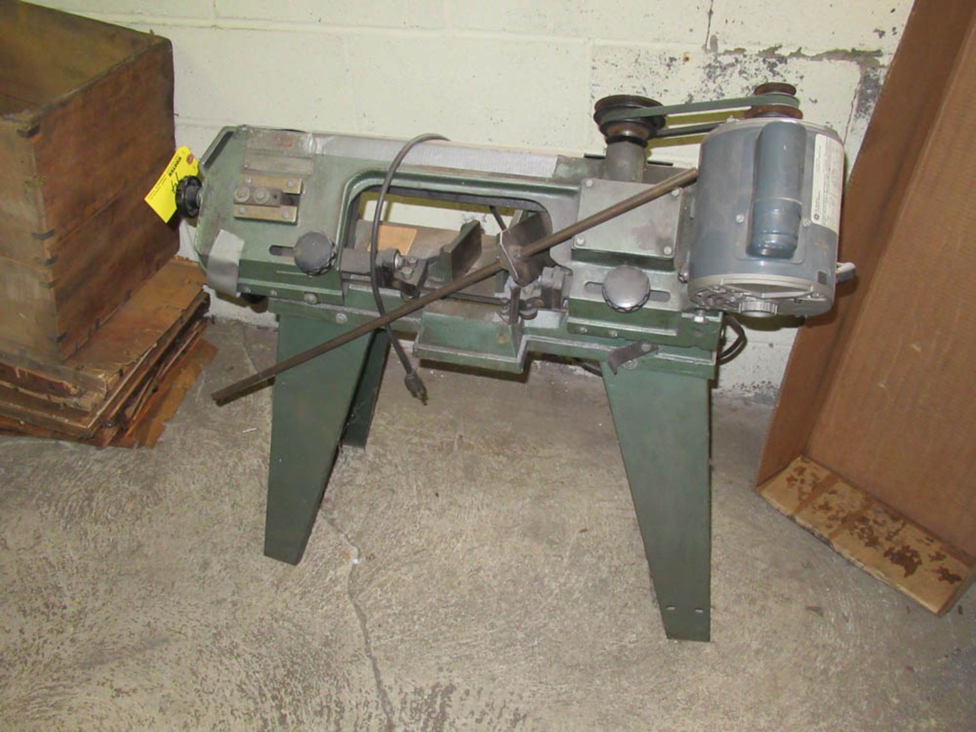 4" X 6" FAIRBANKS WARD MDL. RF-115 HORIZONTAL BANDSAW, 3/4HP, 1/60, 4-1/2" RD CAPACITY, S/N: 927120