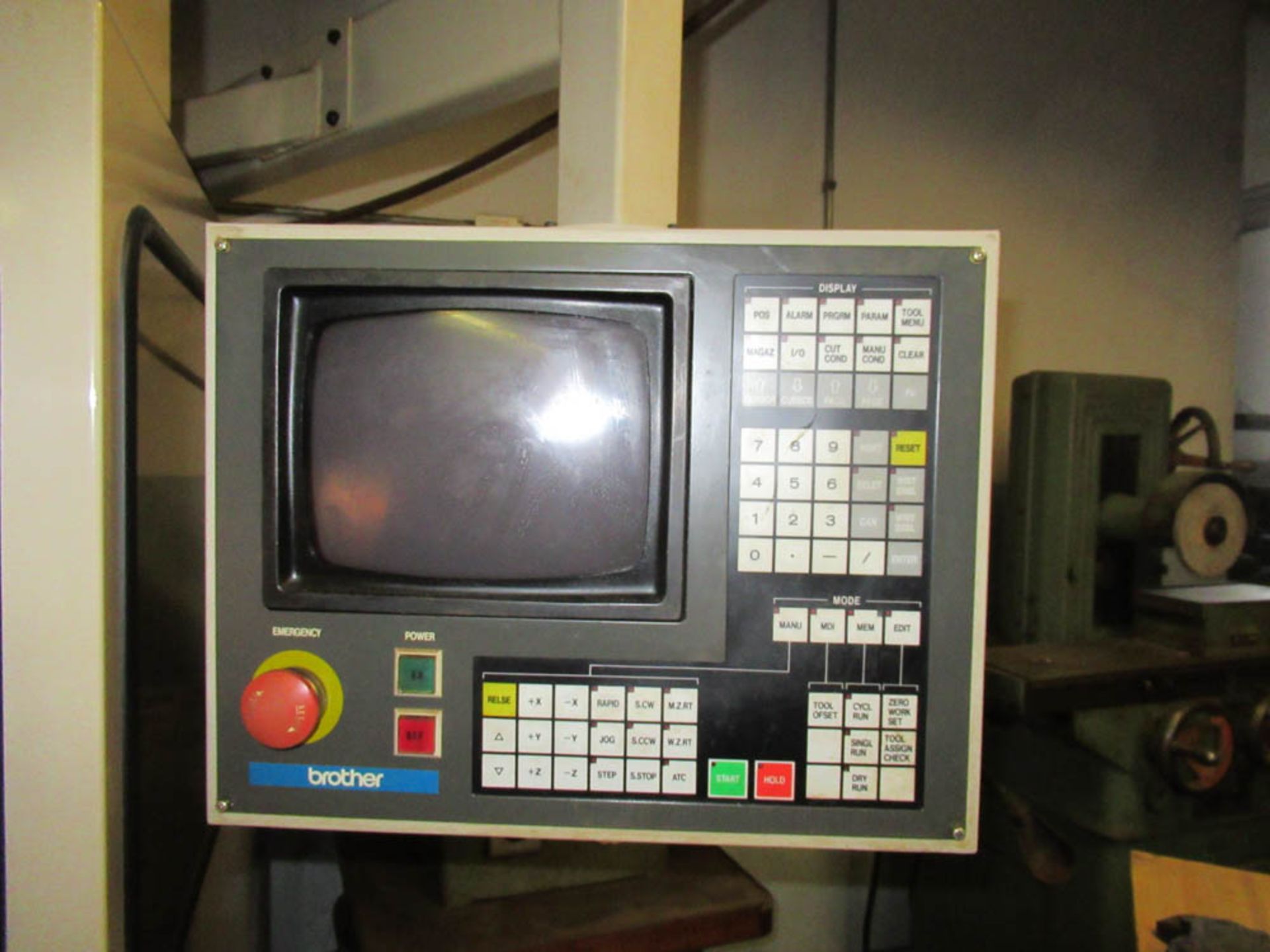 BROTHER MDL. TC-211 CNC DRILLING AND TAPPING MACHINE, 10-POSITION TURRET, S/N: 111765 [LOCATED IN - Image 4 of 5