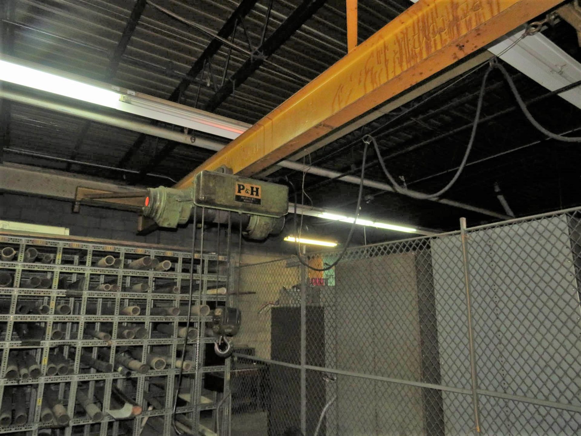 P&H 3000# CAPACITY ELECTRIC HOIST, WITH BRIDGE PENDANT CONTROLS [LOCATED AT 280 HARTFORD AVENUE, NE - Image 2 of 2