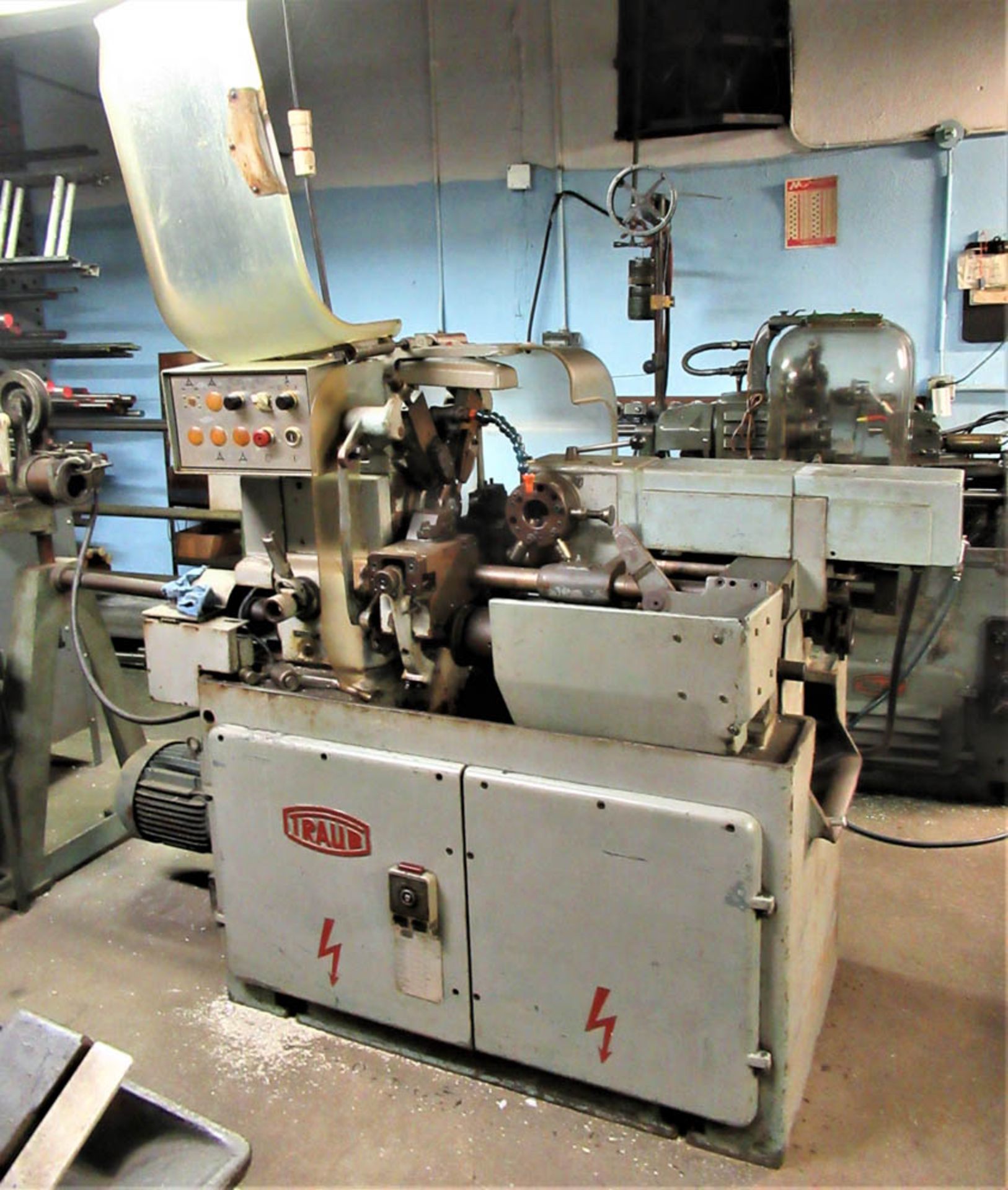 TRAUB TB60 SINGLE SPINDLE SWISS SCREW MACHINE, CUT-OFFS, BAR FEED, S/N: 3664 [LOCATED IN COPIAGUE,