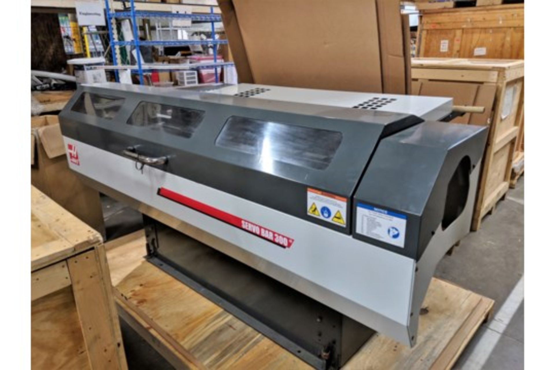 HAAS Servo 300 Model 48A Bar Feed, 3/8"-3-1/8" Capacity, Up to 48" Length, 650 LBS Maximum Bar