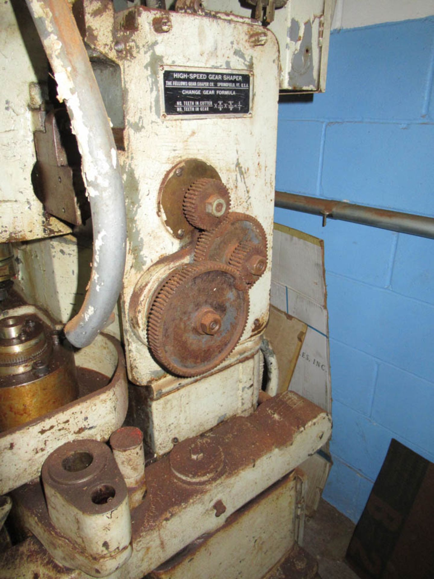 FELLOWS #7 HIGH SPEED GEAR SHAPER, S/N: N/A [LOCATED IN COPIAGUE, NY] - Image 3 of 5