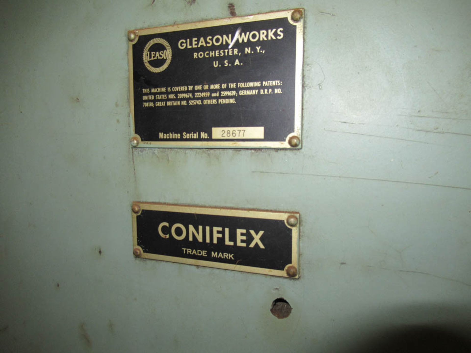 GLEASON "CONFLEX" GRINDER, S/N: 28677 [LOCATED IN COPIAGUE, NY] - Image 3 of 3