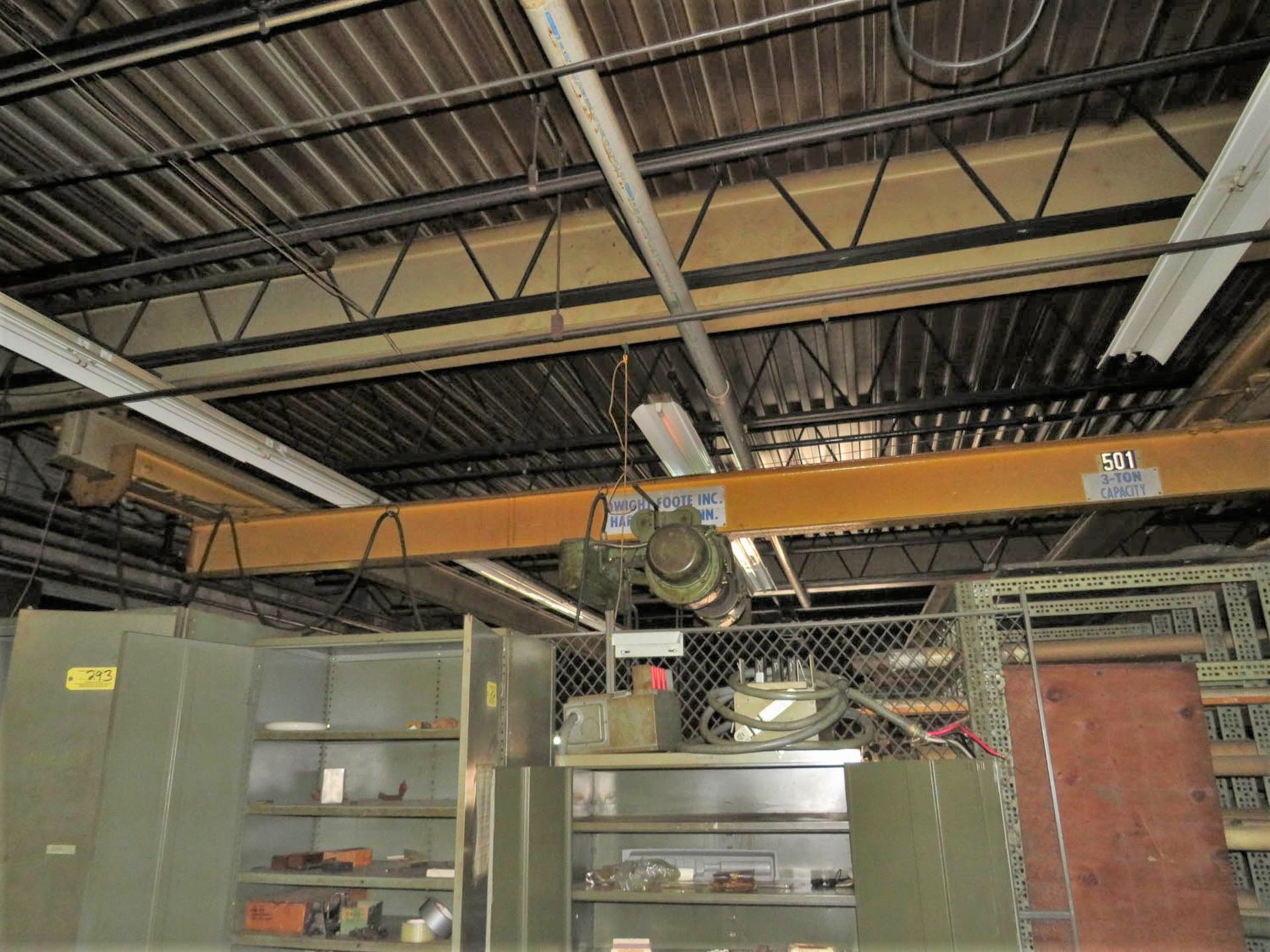 P&H 3000# CAPACITY ELECTRIC HOIST, WITH BRIDGE PENDANT CONTROLS [LOCATED AT 280 HARTFORD AVENUE, NE