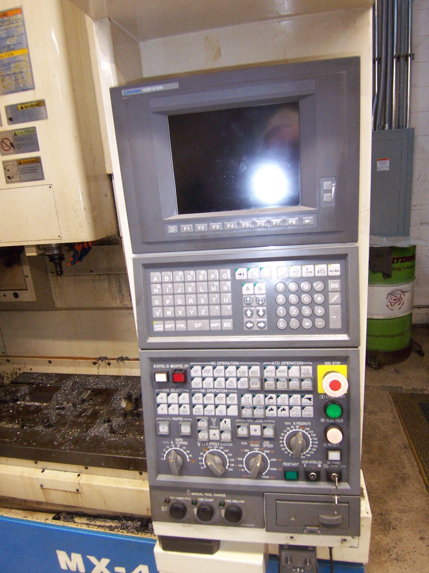 OKUMA MDL. MX-45VAE VERTICAL MACHINING CENTER WITH 18.11" X 39-1/2" TABLE, TRAVELS: X-30, Y-18.11" - Image 6 of 8