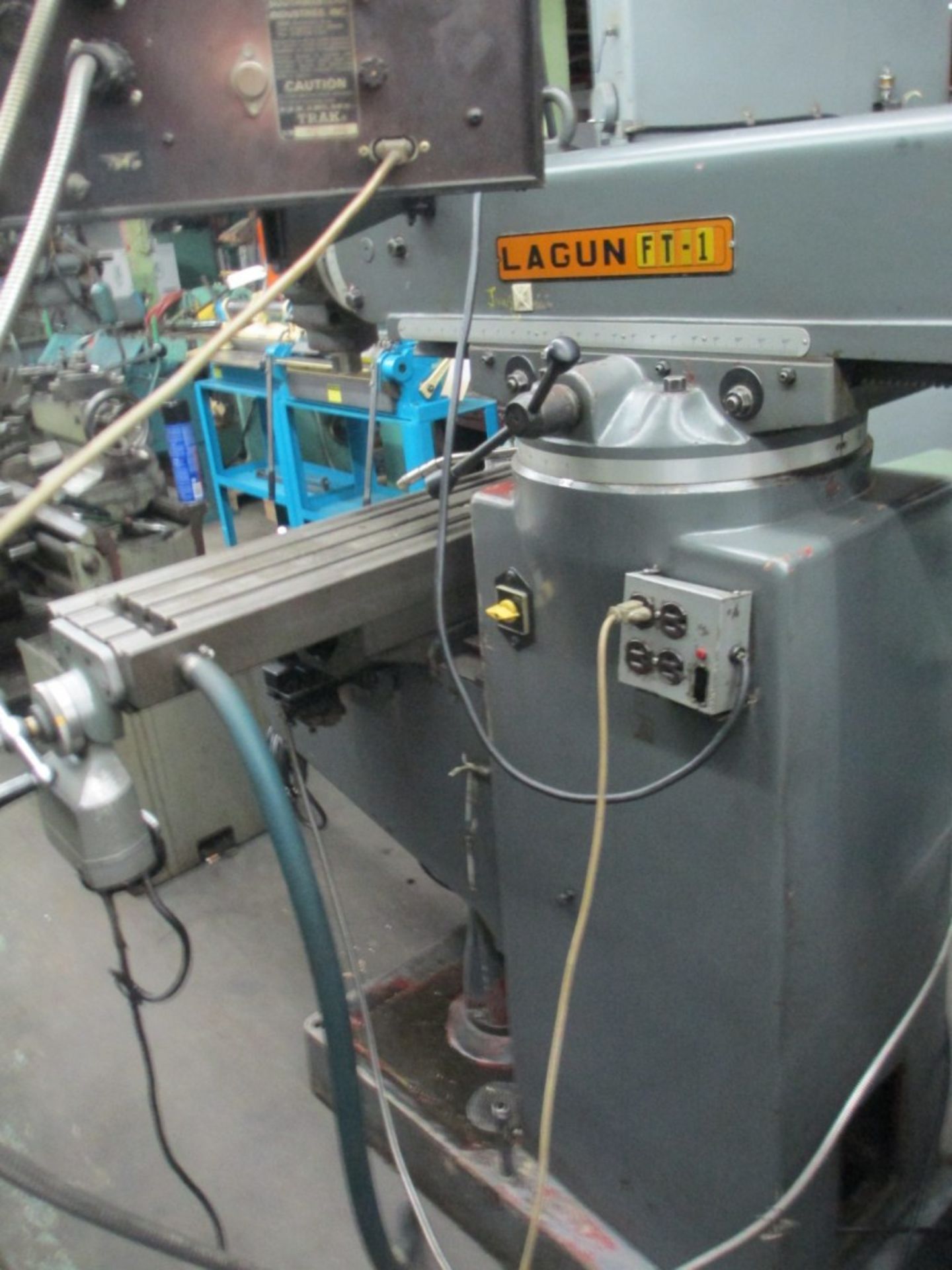 LAGUN MDL. FT1 RAM TYPE VERTICAL TURRET MILLING MACHINE, 220-440V / 3PH / 60HZ, 2HP MOTOR, 10" X 44" - Image 8 of 9