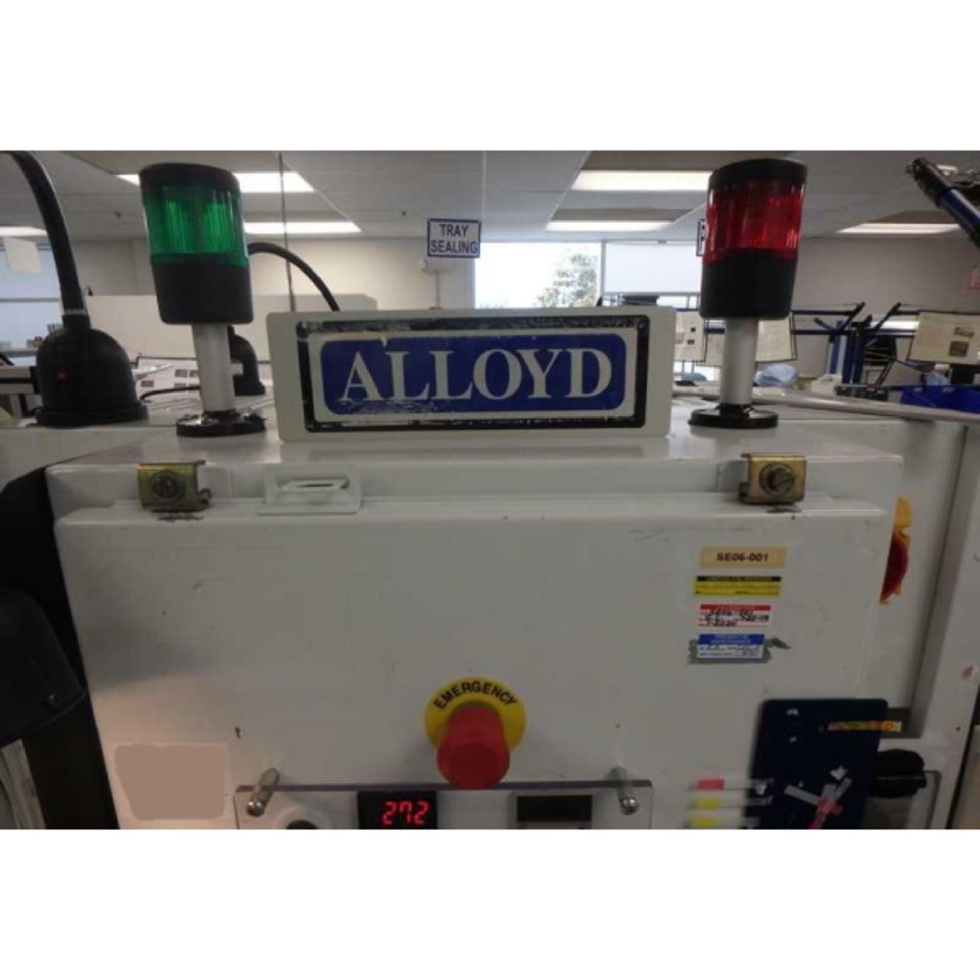 ALLOYD MODEL 2SM1428 SINGLE SHUTTLE BLISTER SEALER, 14” x 28” - Image 4 of 6