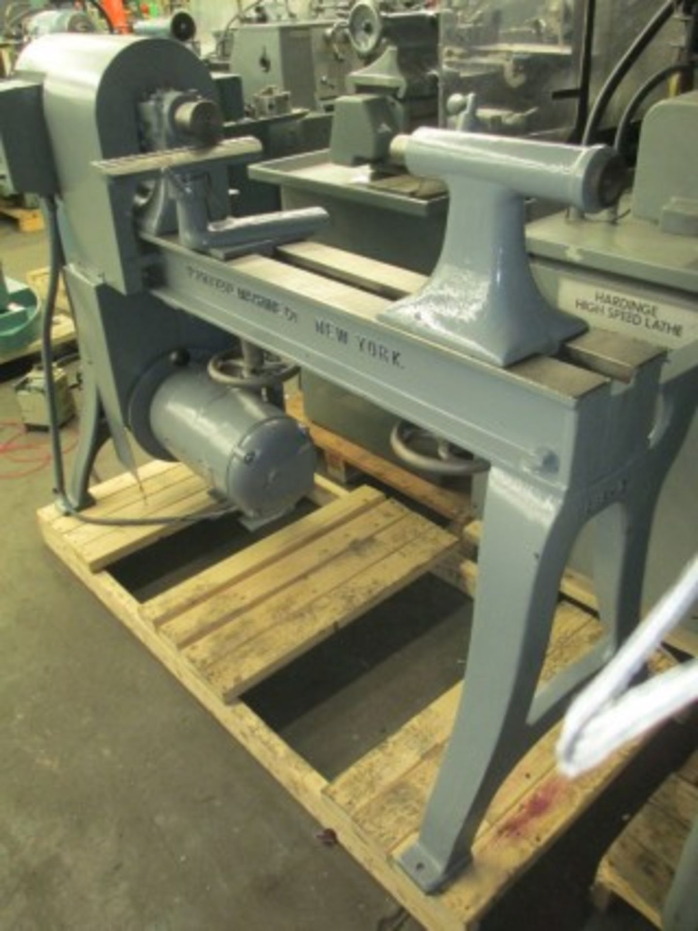 P. PRYIBIL MACHINE CO. MDL. L18-2 SPINNING LATHE, 220-440V / 3PH / 60 CYCLE, 18" SWING, 26" CENTER