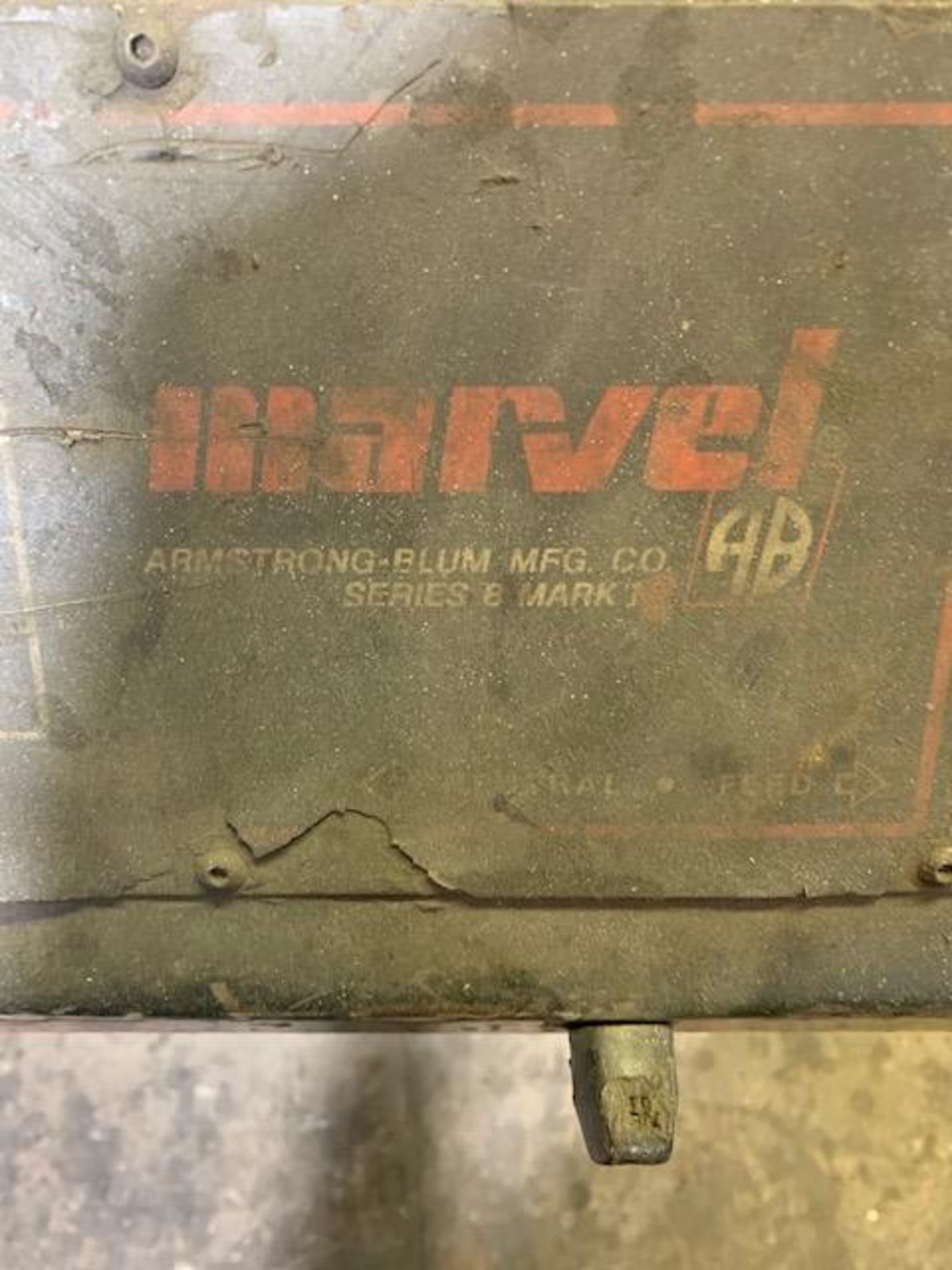 MARVEL MARK 8 VERTICAL TRAVELING BANDSAW - Image 3 of 3