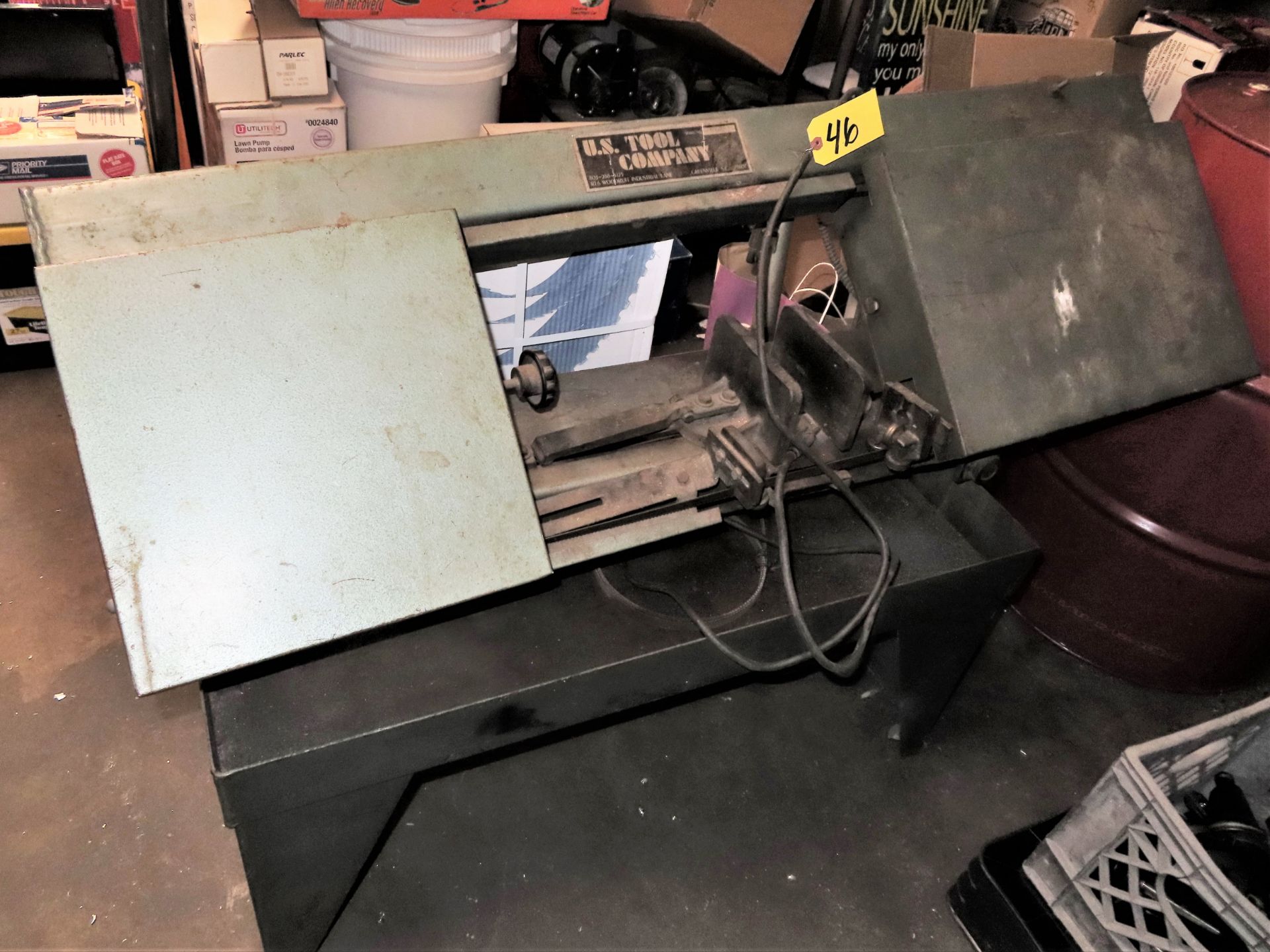 U.S. TOOL COMPANY 7" X 14" HORIZONTAL BANDSAW, 1/2HP, S/N: 5774