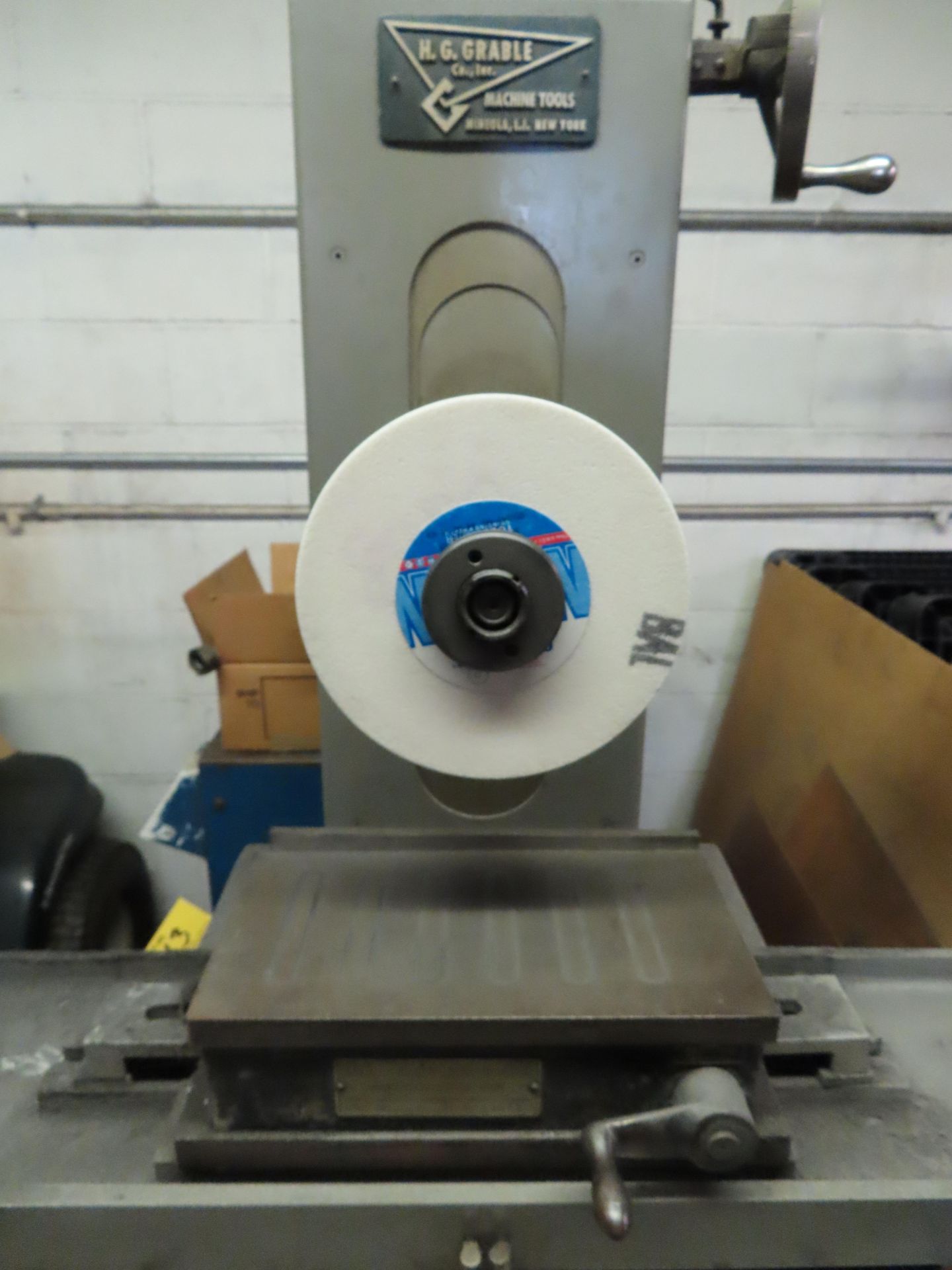 SANFORD MFG. 5" X 10" HAND FEED SURFACE GRINDER, WITH 5" X 10" BROWN & SHARPE MAGNETIC CHUCK, 1/2HP, - Image 2 of 8
