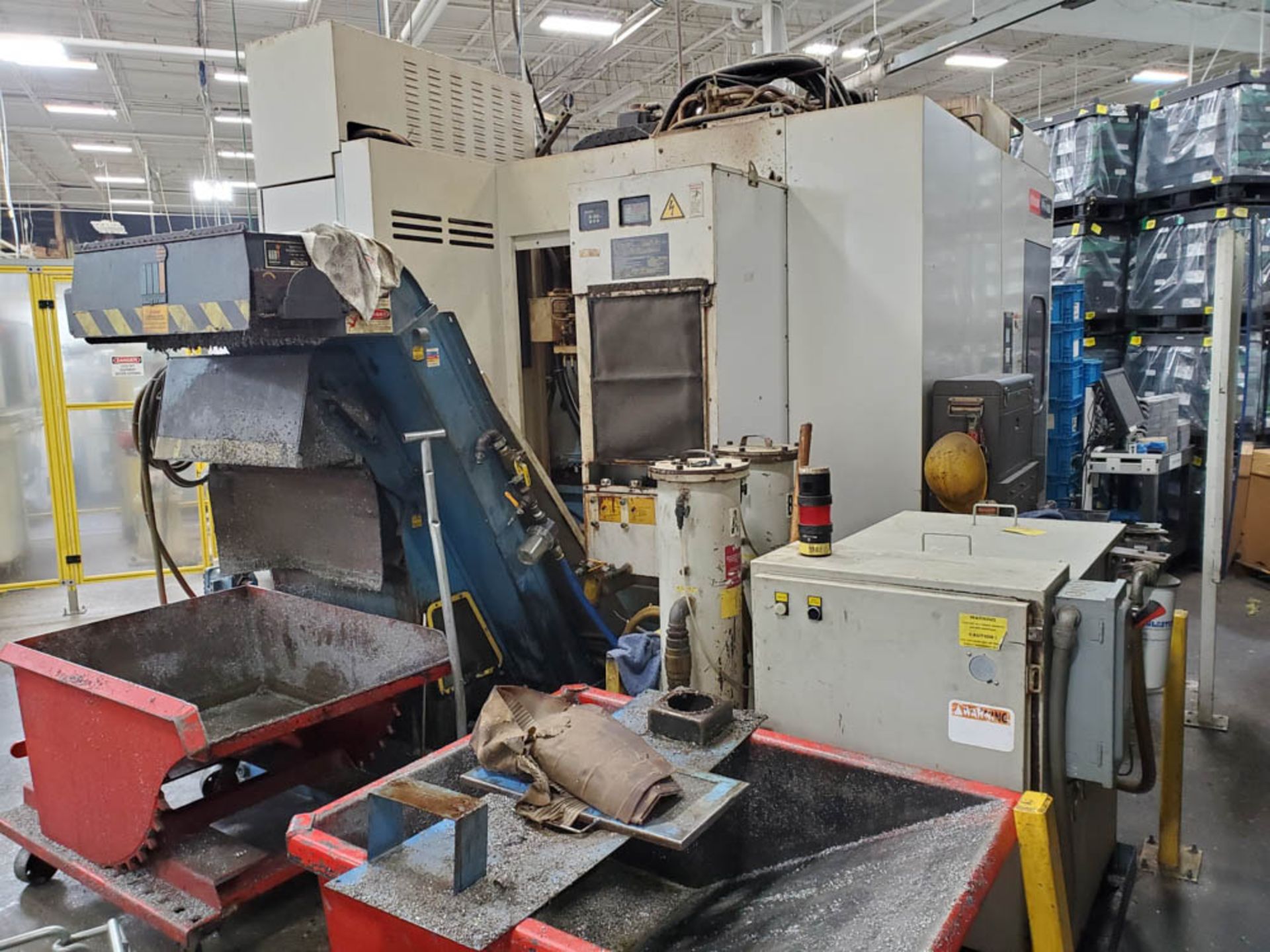 Mazak MDL PFH -4800 Horizontal Machining Center 40 Taper CNC, YR 2003, S/N 165676, Mazatrol Fusion - Image 3 of 9